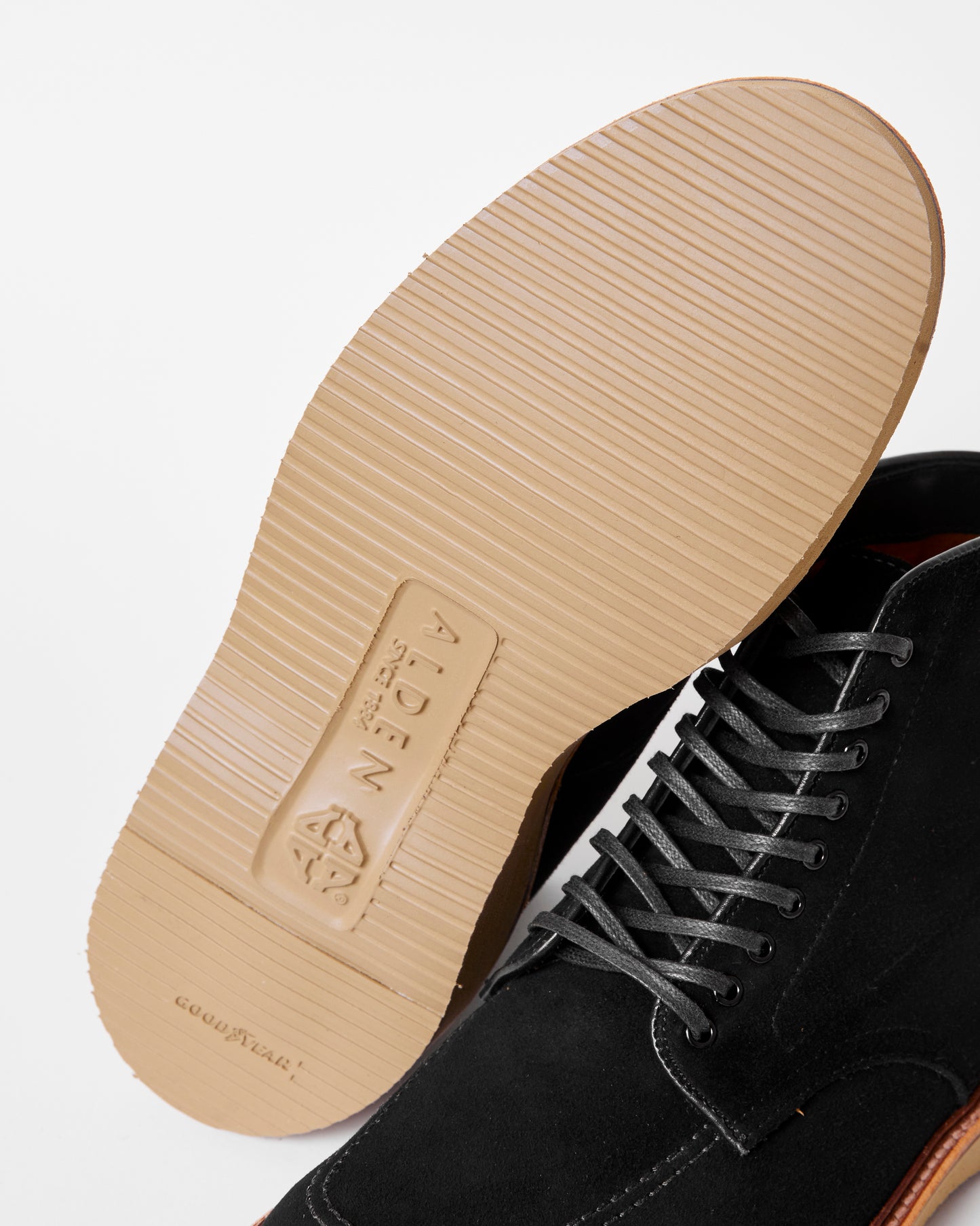 "Maples" Indy Boot in Black Suede, Trubalance Last