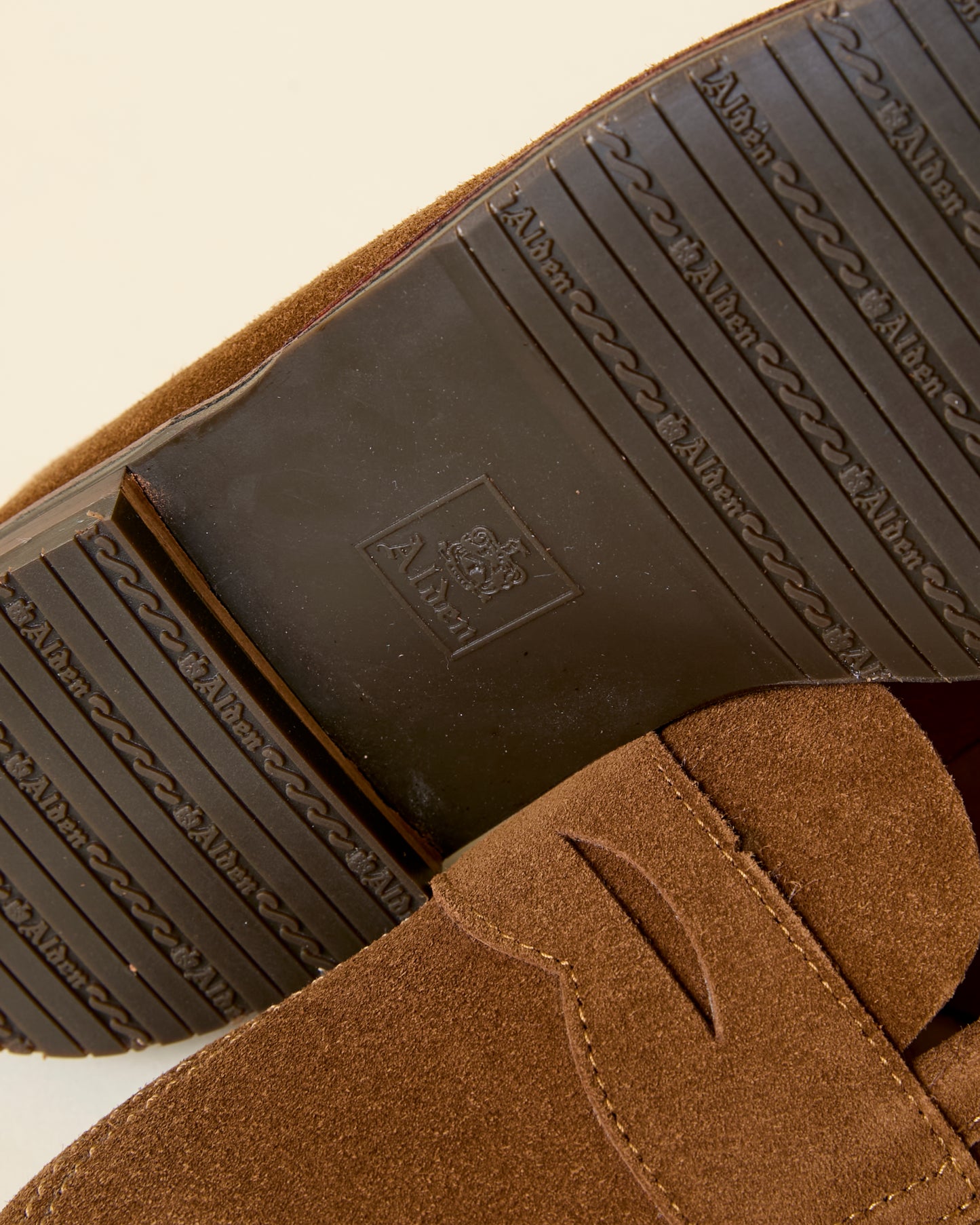 6221L Unlined Penny Loafer in Snuff Suede, Van Last