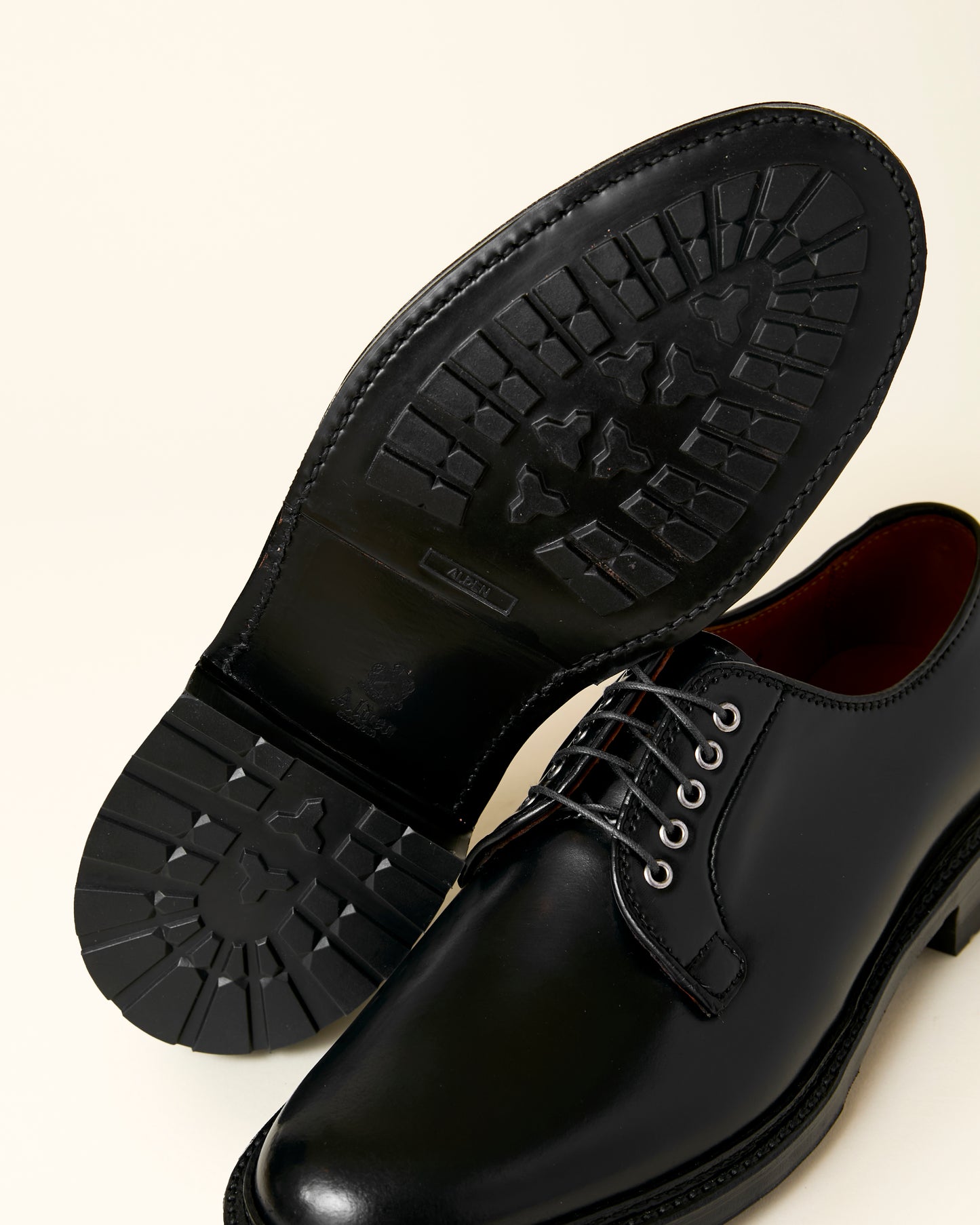 9901C Plain Toe Blucher in Black Shell Cordovan, Barrie Last