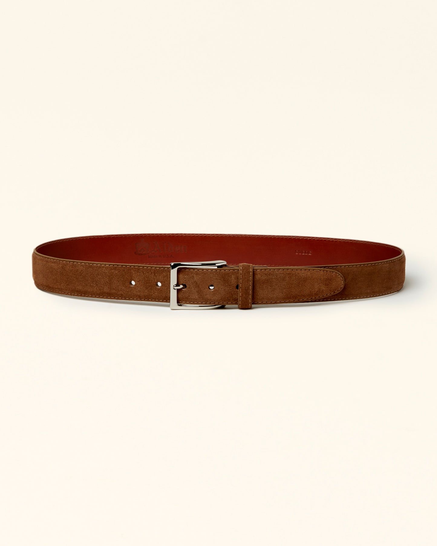 MB 5215 Dark Brown Suede Belt 35mm