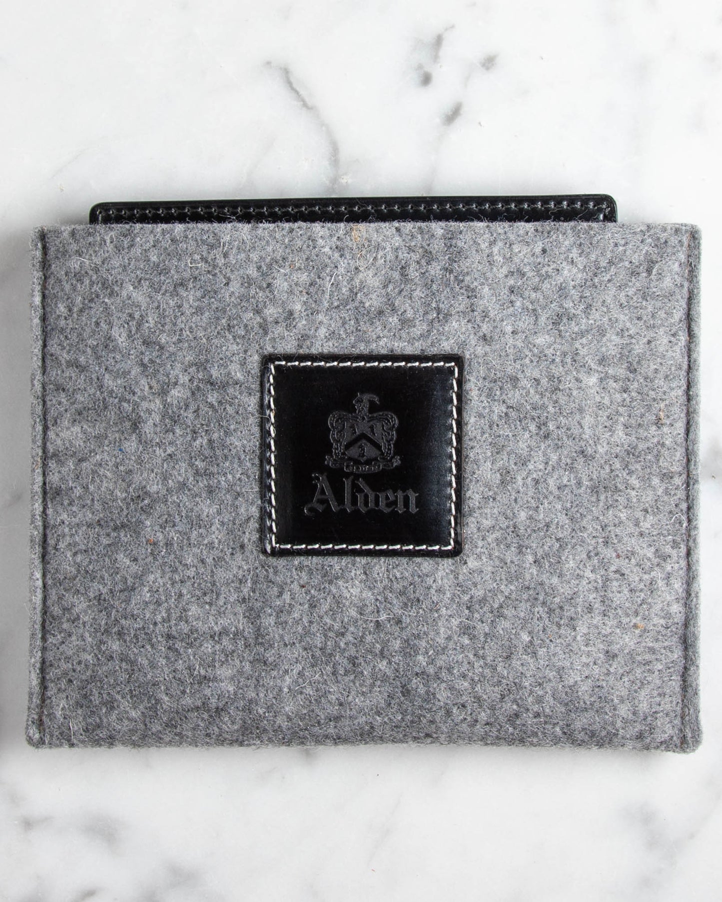 LG 6009 Black Shell Cordovan Credit Card Wallet