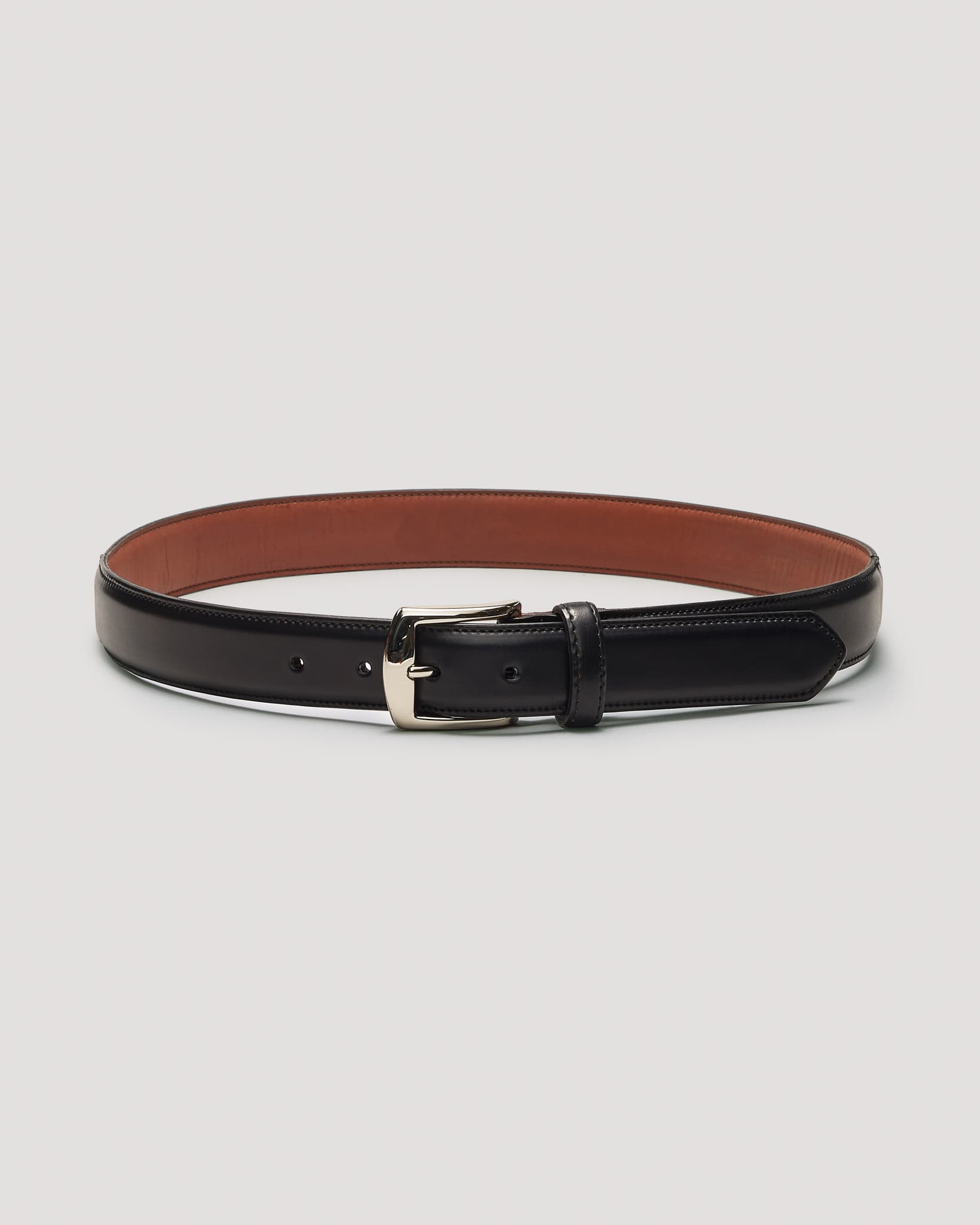 MB 0915 Black Shell Cordovan Dress Belt 30mm Brick + Mortar Seattle MB 0915 Black Shell Cordovan Dress Belt 30mm Brick + Mortar Seattle
