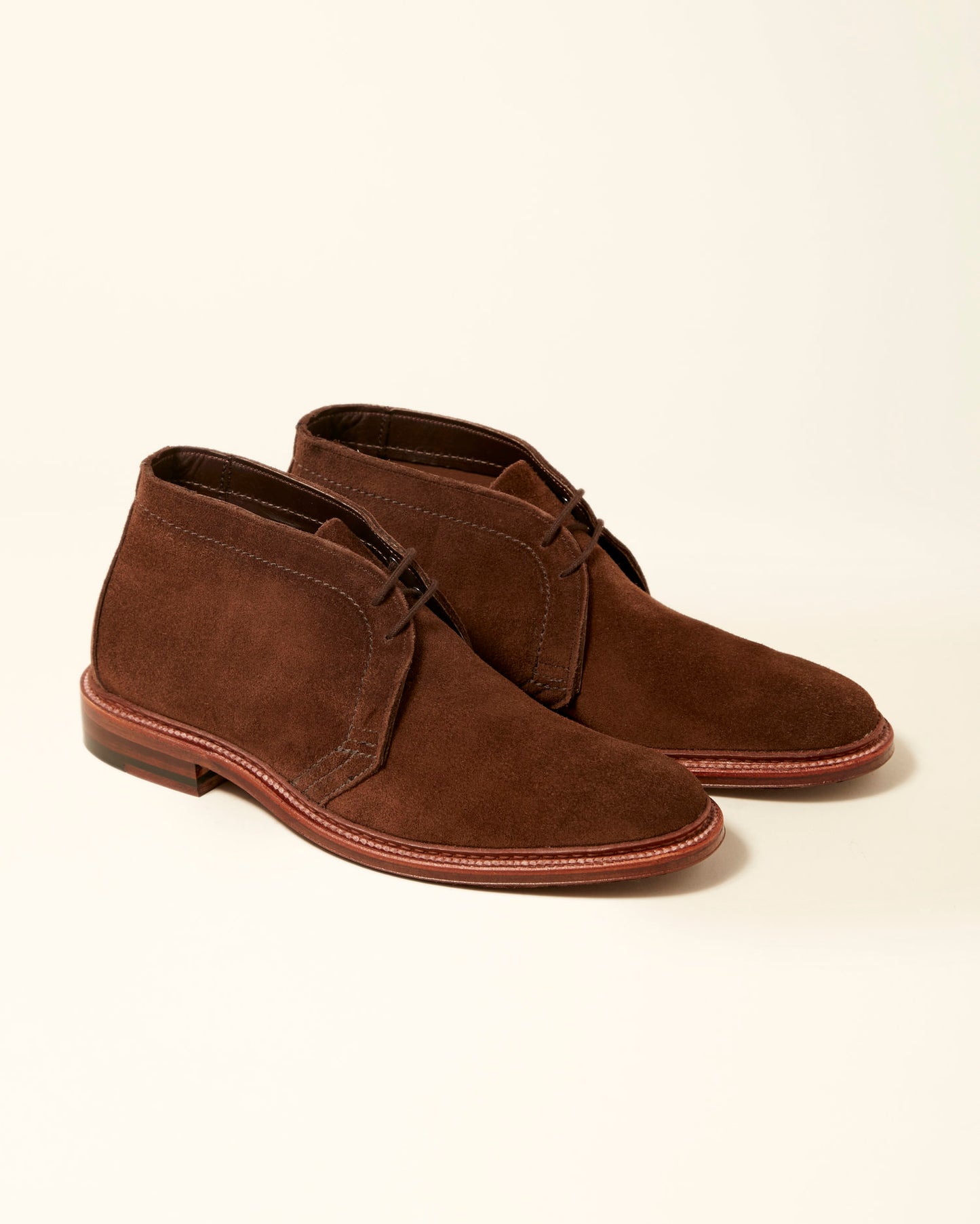 1492 Unlined Chukka Boot in Brown Suede, Leydon Last