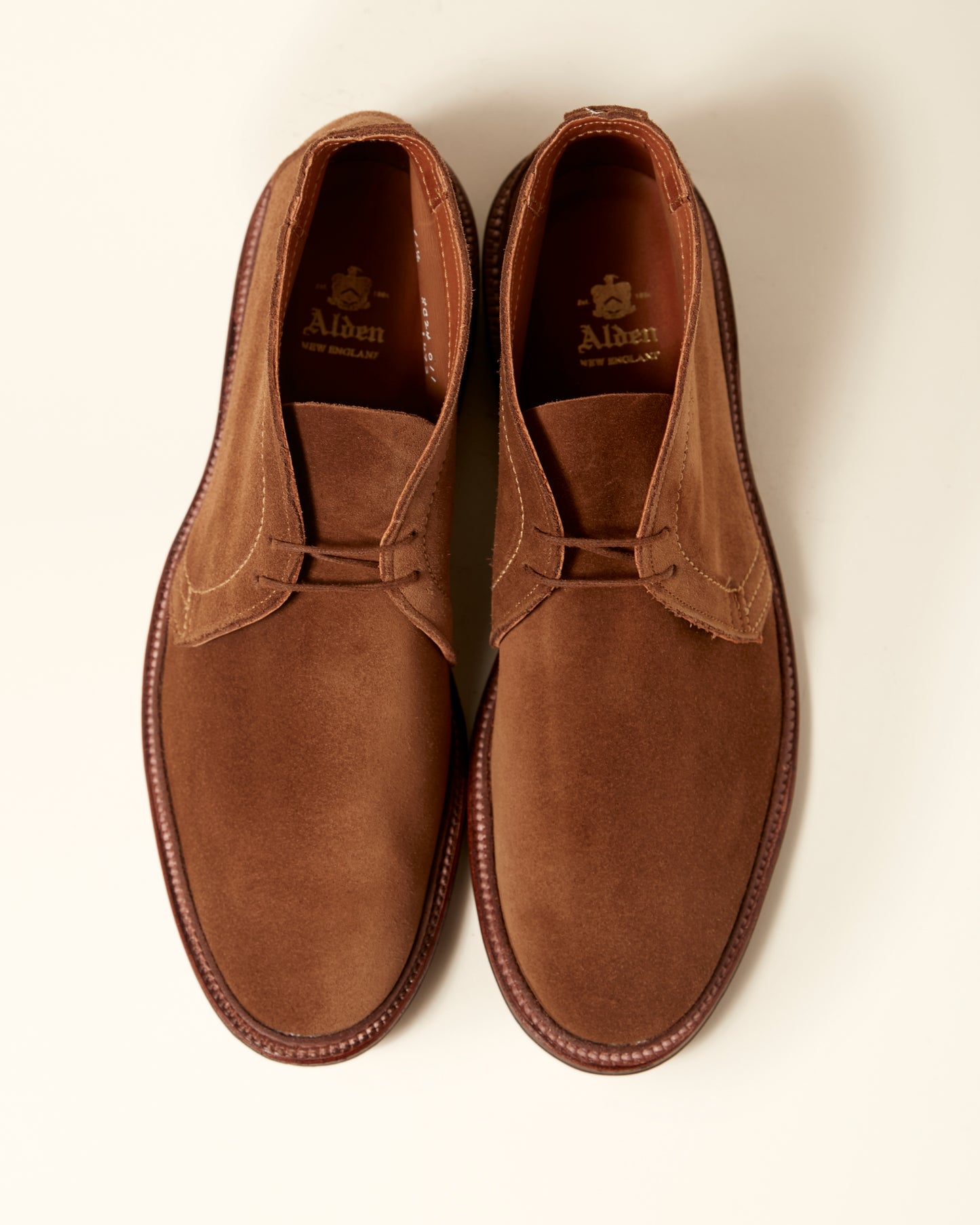 1493 Unlined Chukka Boot in Snuff Suede, Leydon Last