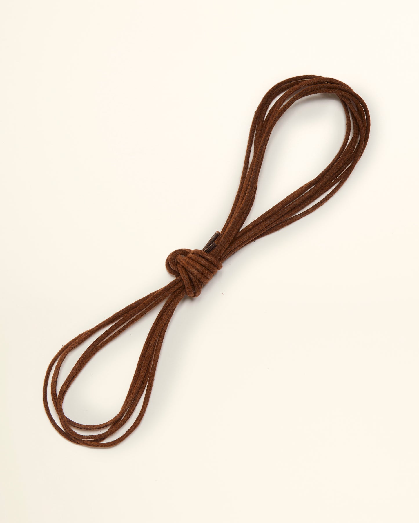 Tobacco (Snuff) Waxed Round Laces