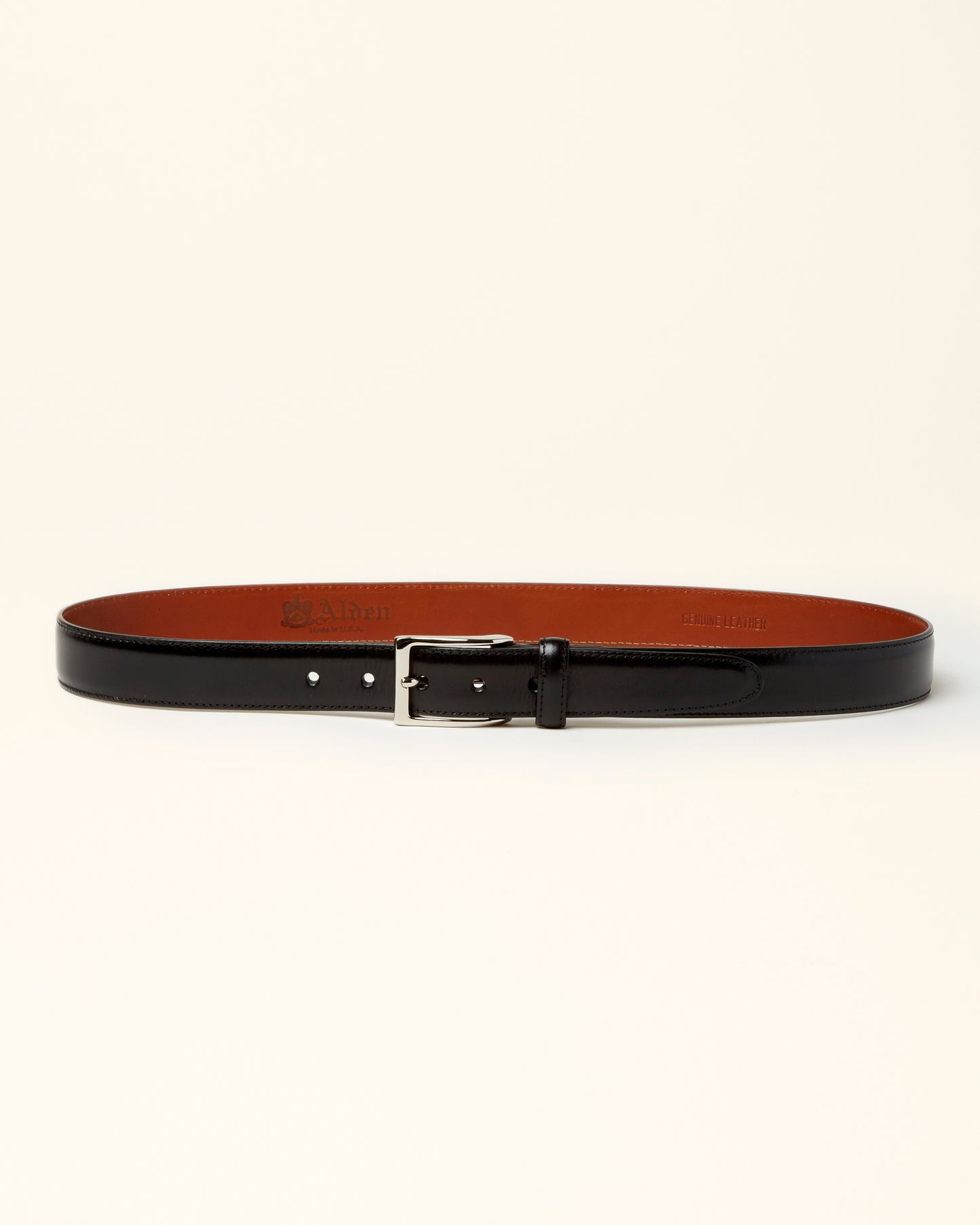 MB 0111 Black Calfskin Belt 30mm