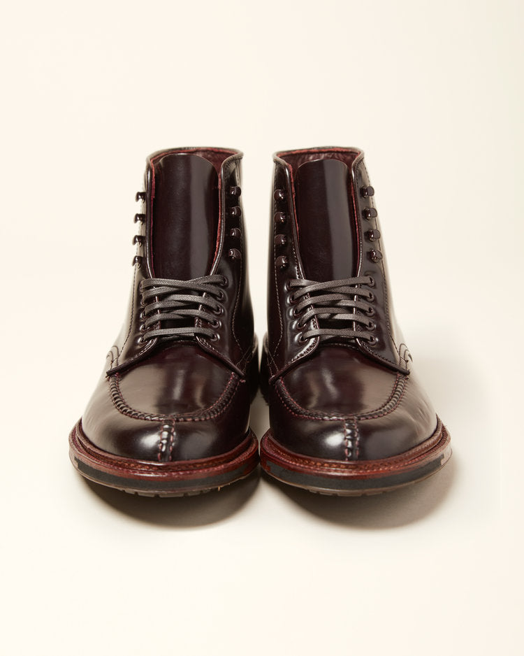 "Magnuson" Handsewn Norwegian Front Boot in Color 8 Shell Cordovan, Barrie Last