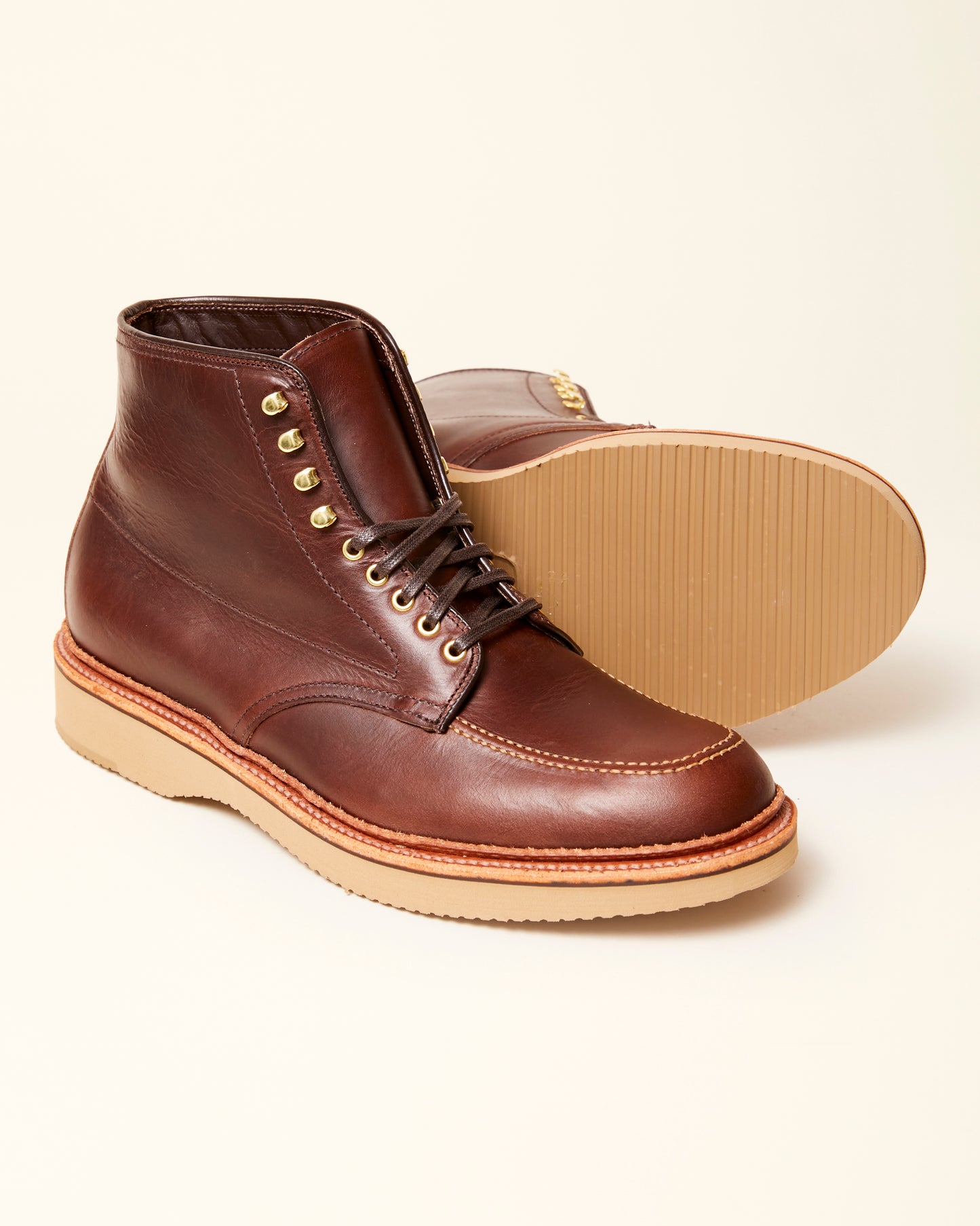 "Olympic" Indy Boot in Brown Chromexcel, Trubalance Last