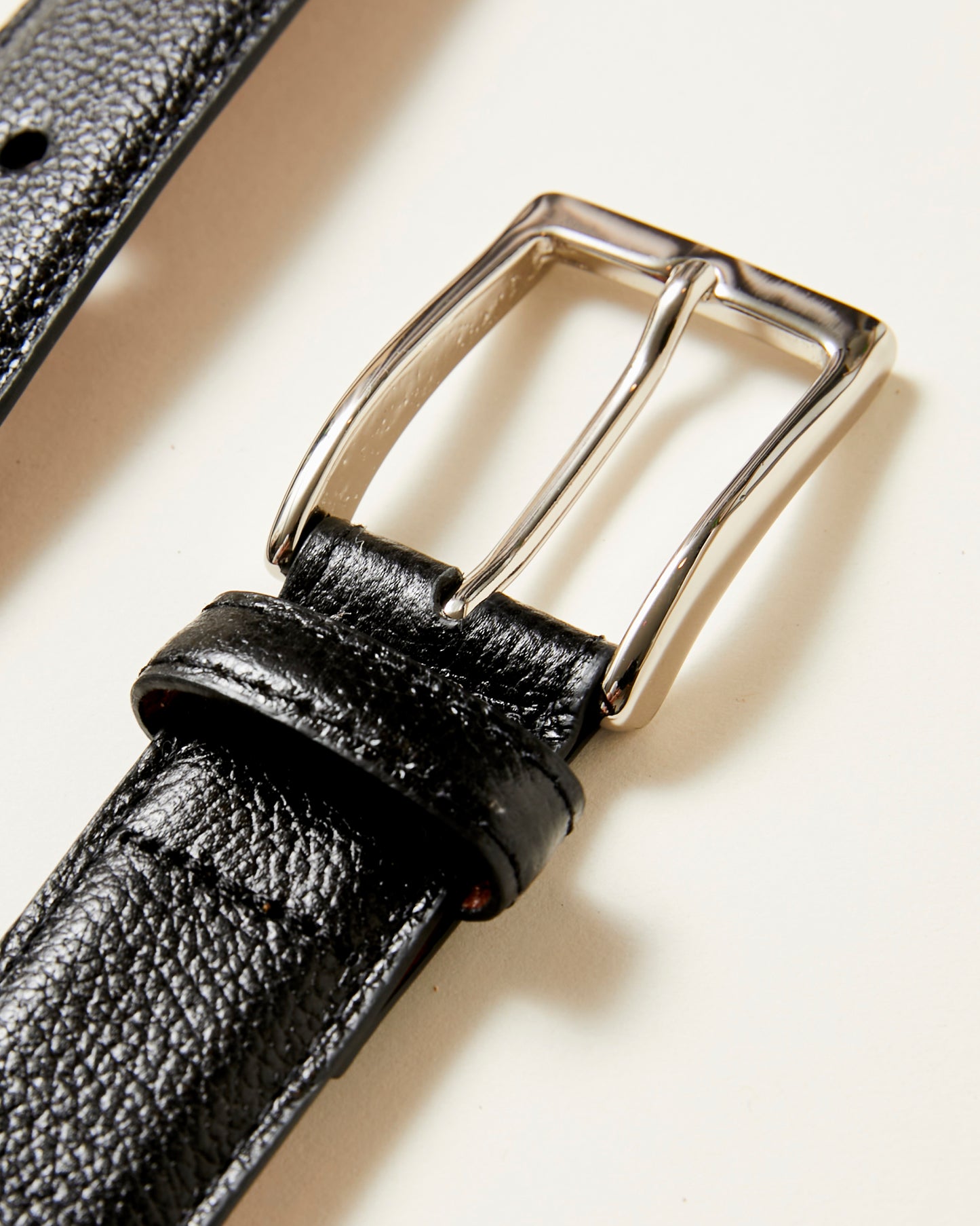 MB 0311 Black Alpine Grain Calfskin Belt 30mm