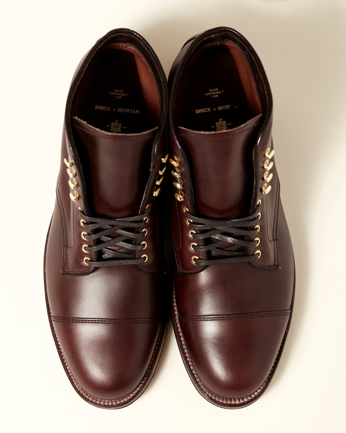 "Scout" Straight Tip Boot in Brown Chromexcel, Barrie Last