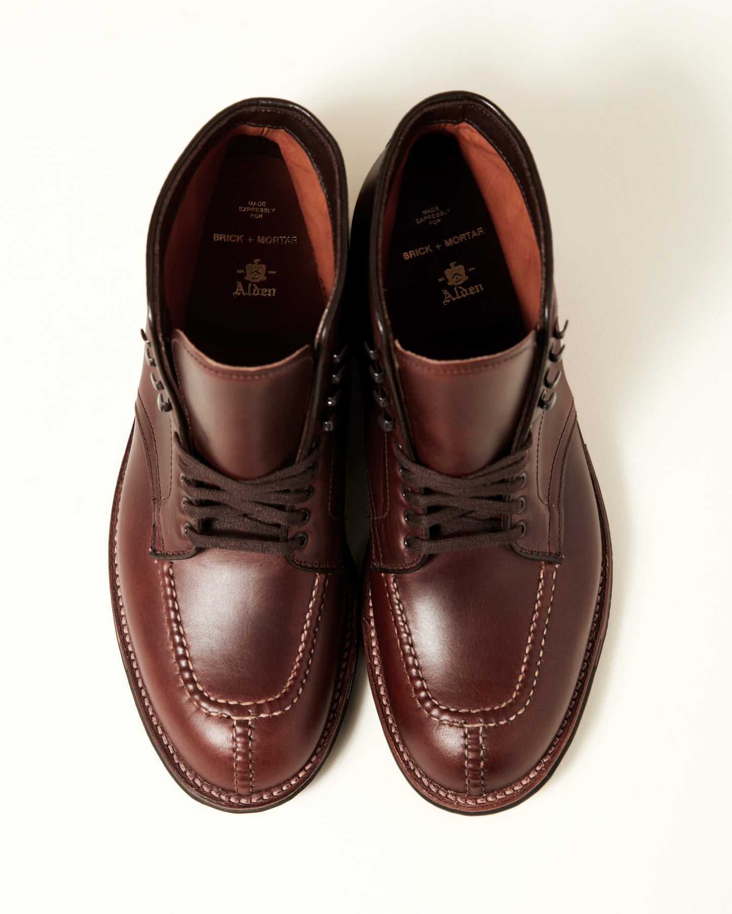 "Brigadier" Handsewn Norwegian Front Boot in Brown Chromexcel, Trubalance Last