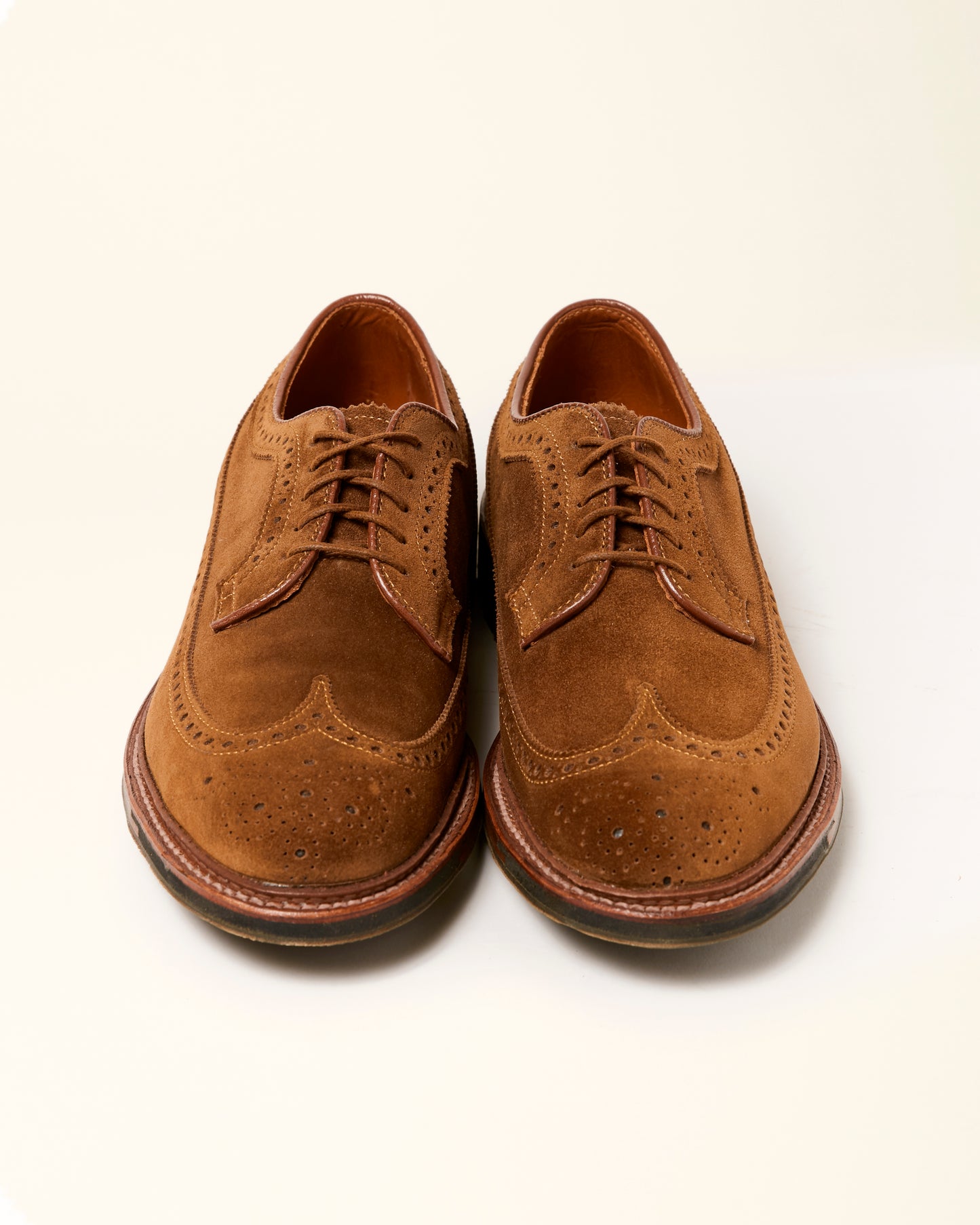 "Pike" Long Wing Blucher in Snuff Suede, Barrie Last