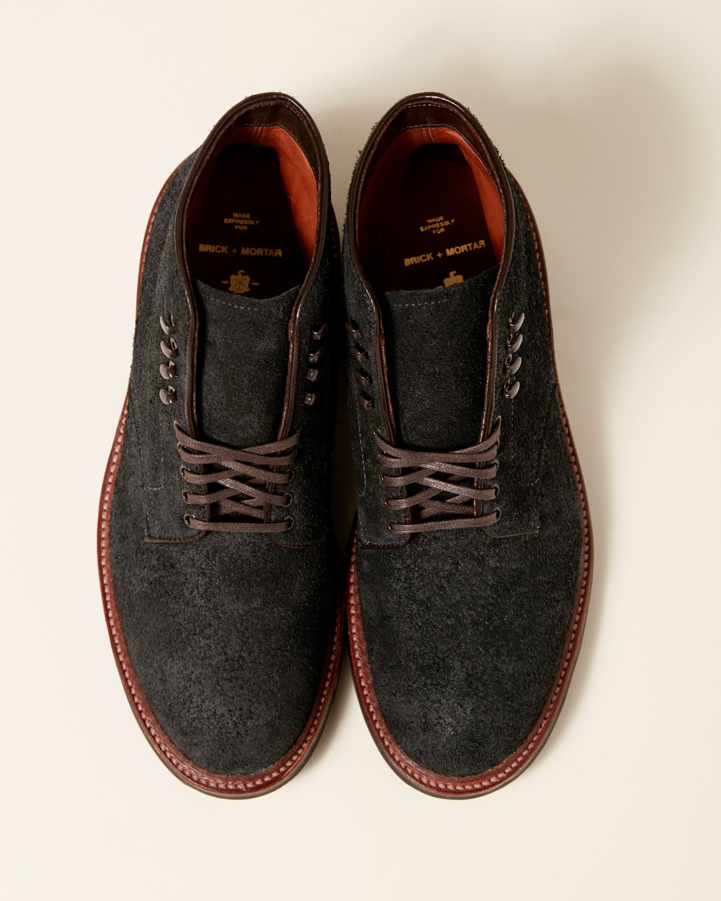 "Skagit Valley" Plain Toe Boot in Earth Reverse Chamois, Trubalance Last