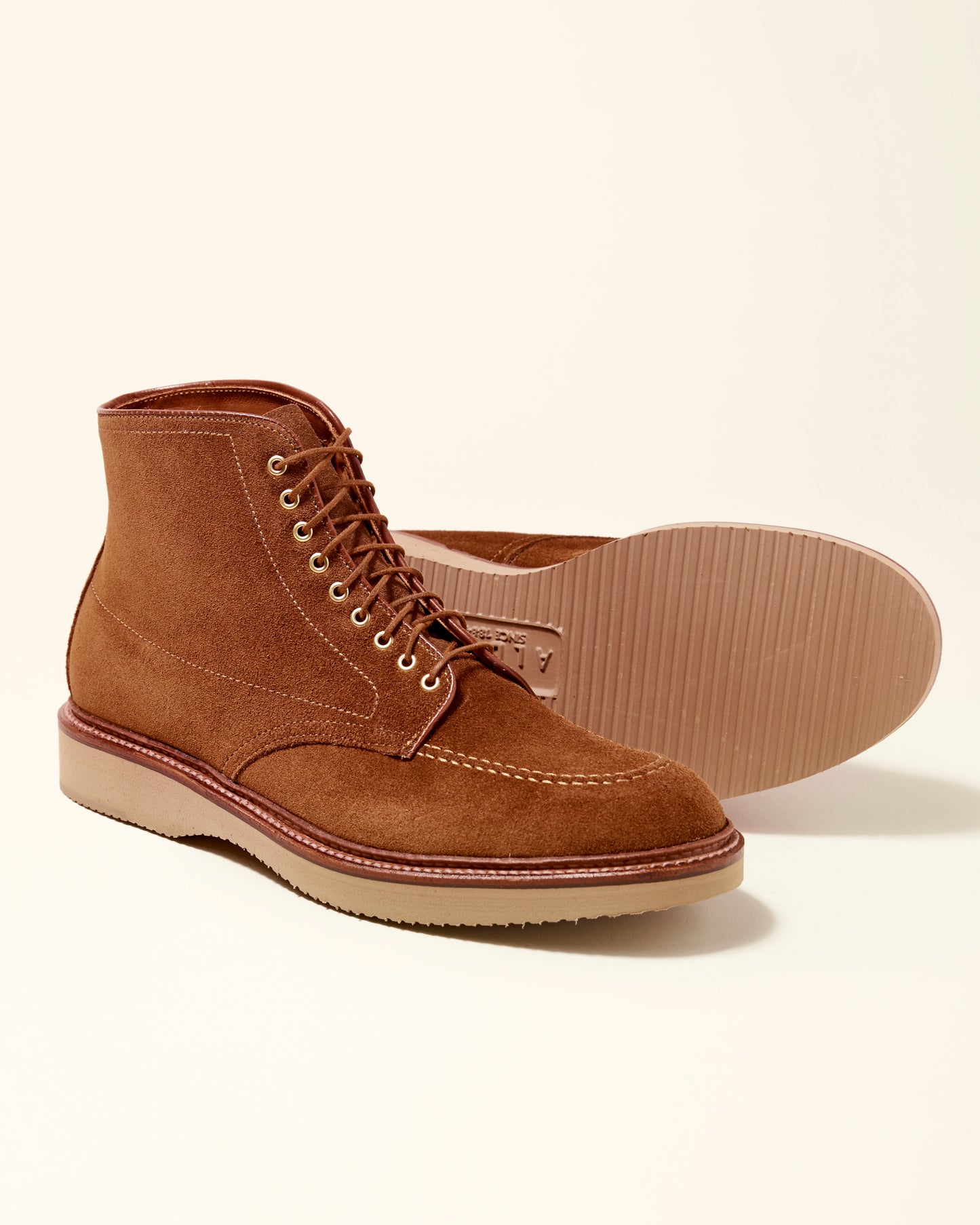 "Seattle Snuff" Indy Boot in Snuff Suede, Trubalance Last
