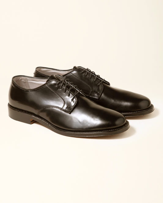 "Victory Heights" Unlined Plain Toe Dover in Black Shell Cordovan, Barrie Last