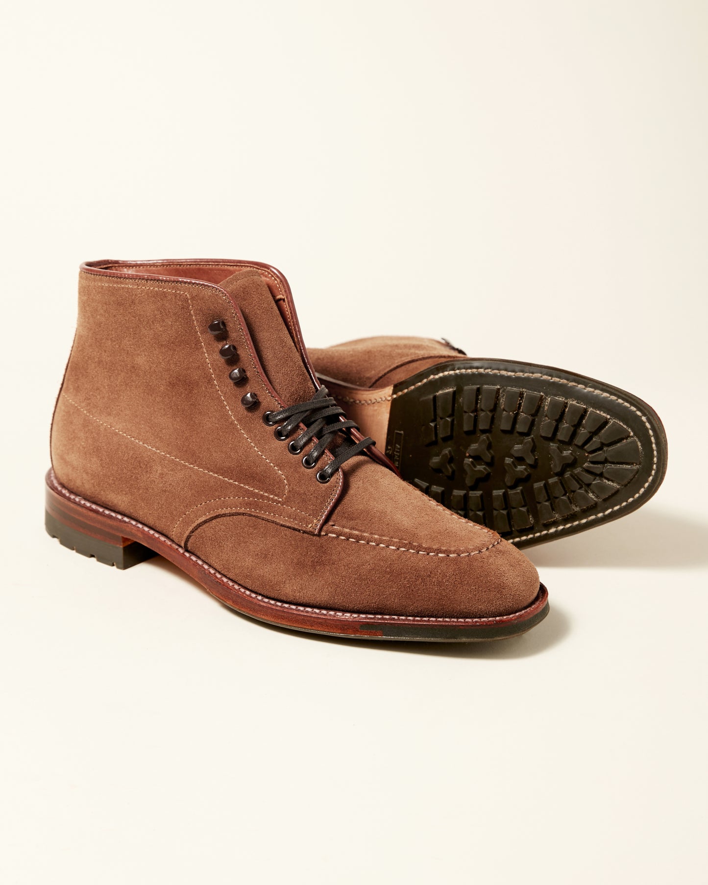 "Denny" Indy Boot in Snuff Suede, Plaza Last