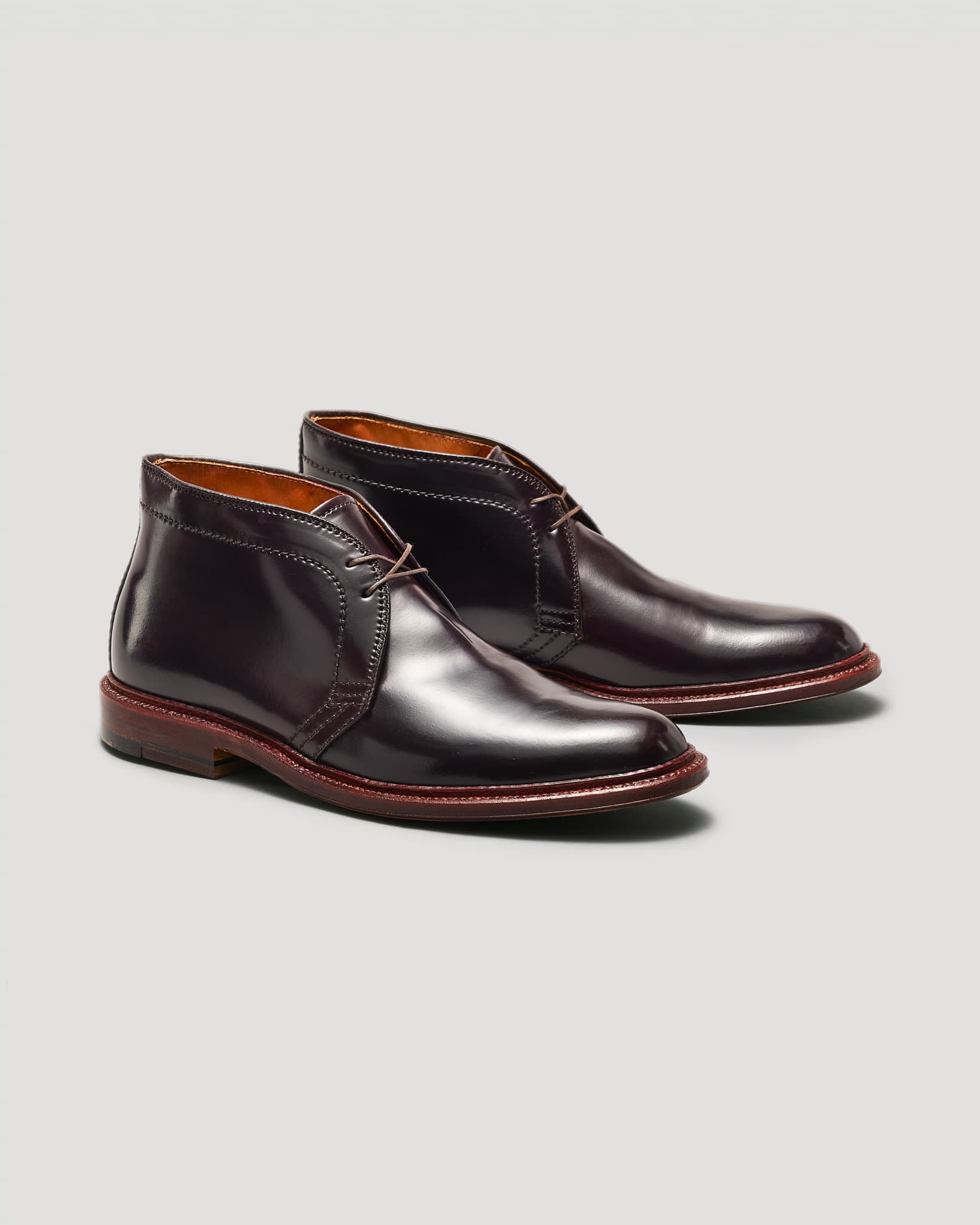 1339A Chukka Boot in Color 8 Shell Cordovan, Barrie Last – Brick +