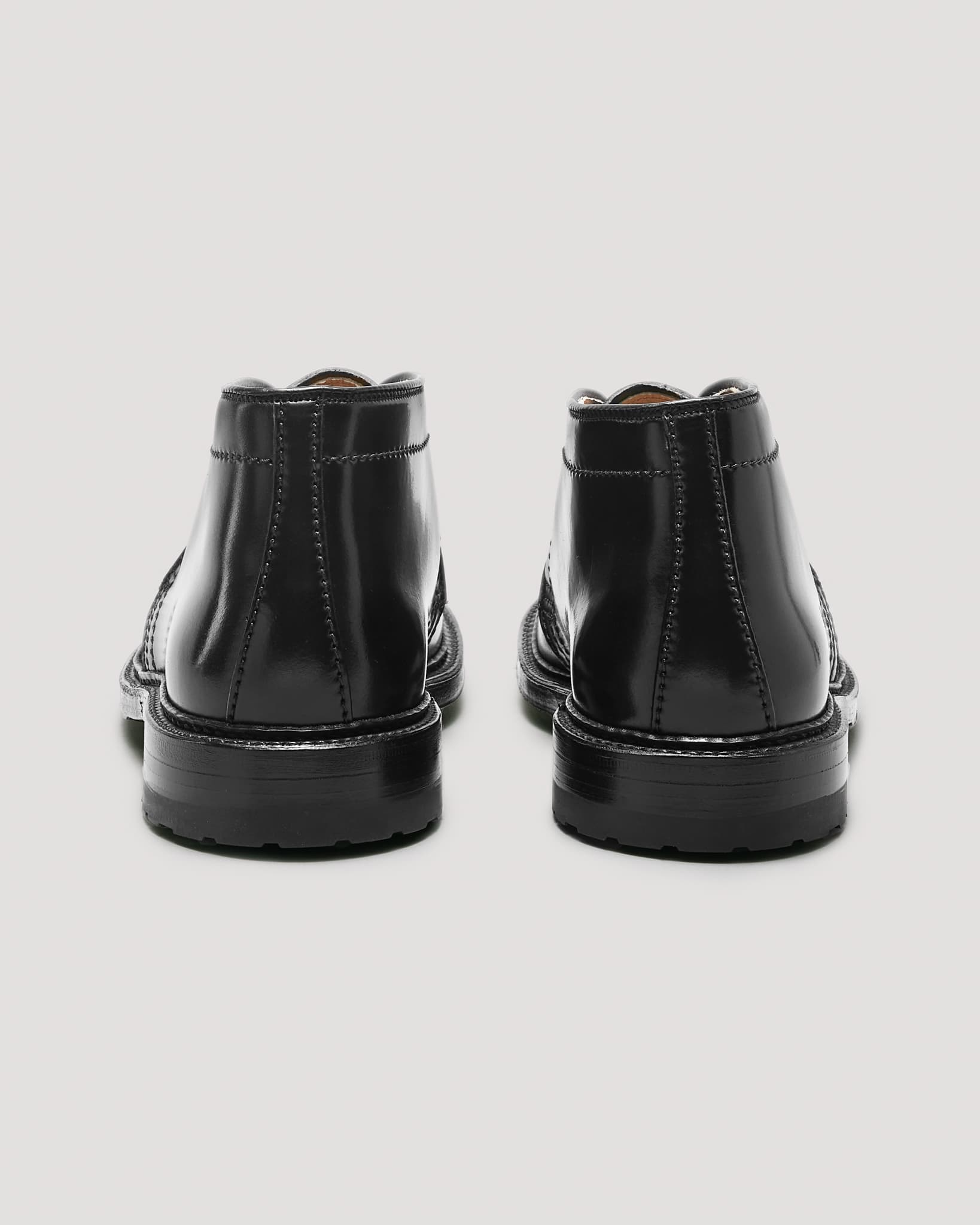 1340C Chukka Boot in Black Shell Cordovan, Barrie Last – Brick +