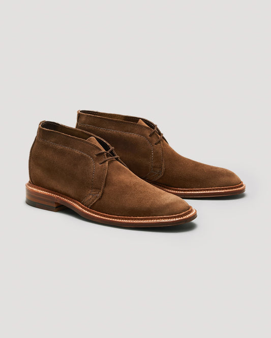 1492 Unlined Chukka Boot in Brown Suede, Leydon Last