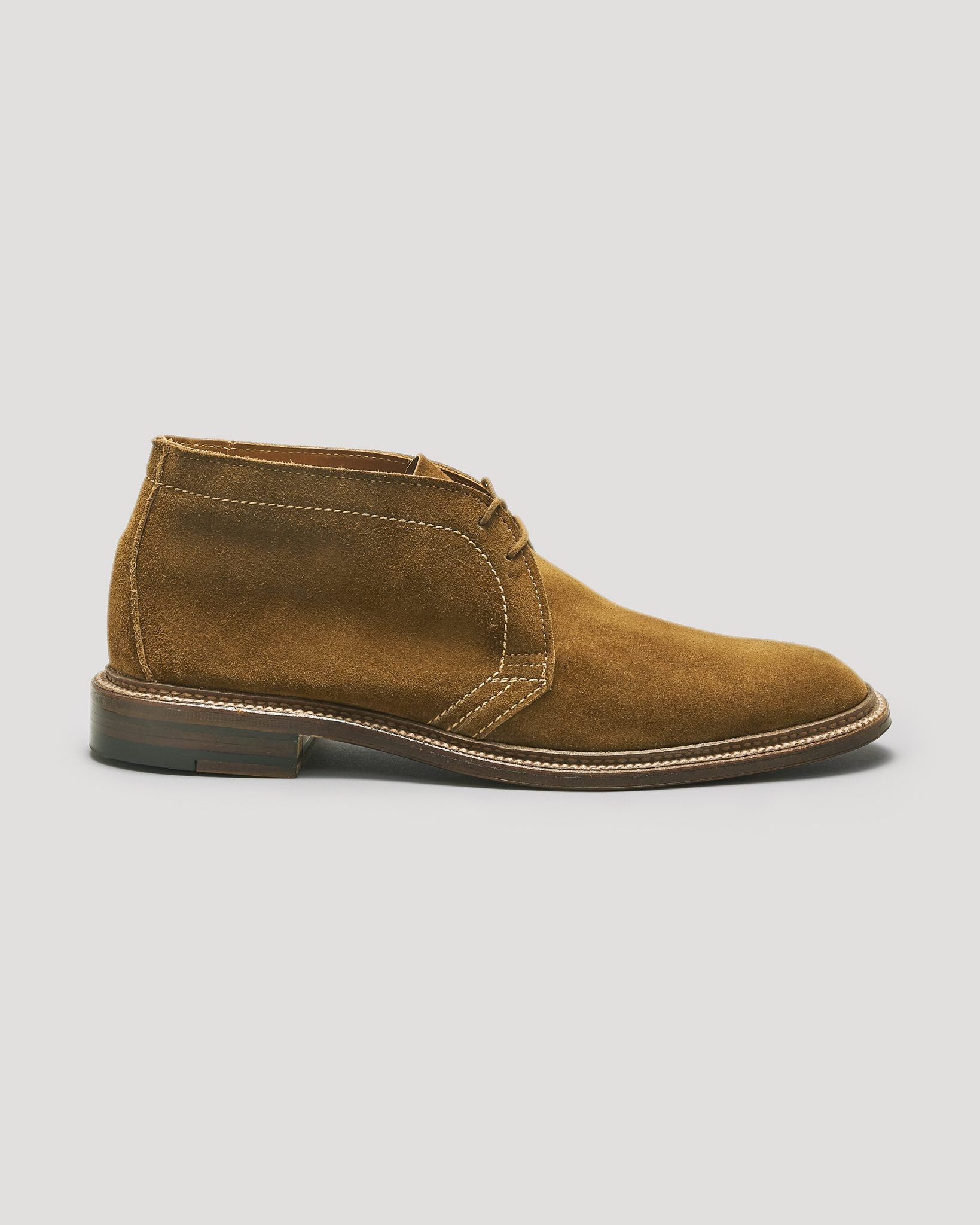 1493 Unlined Chukka Boot in Snuff Suede, Leydon Last