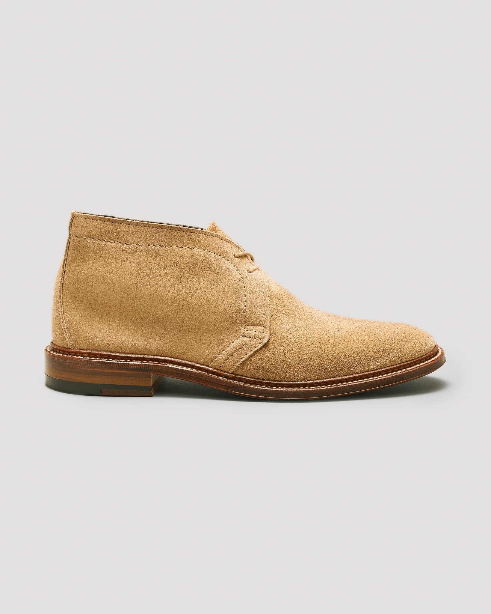 1494 Unlined Chukka Boot in Tan Suede, Leydon Last