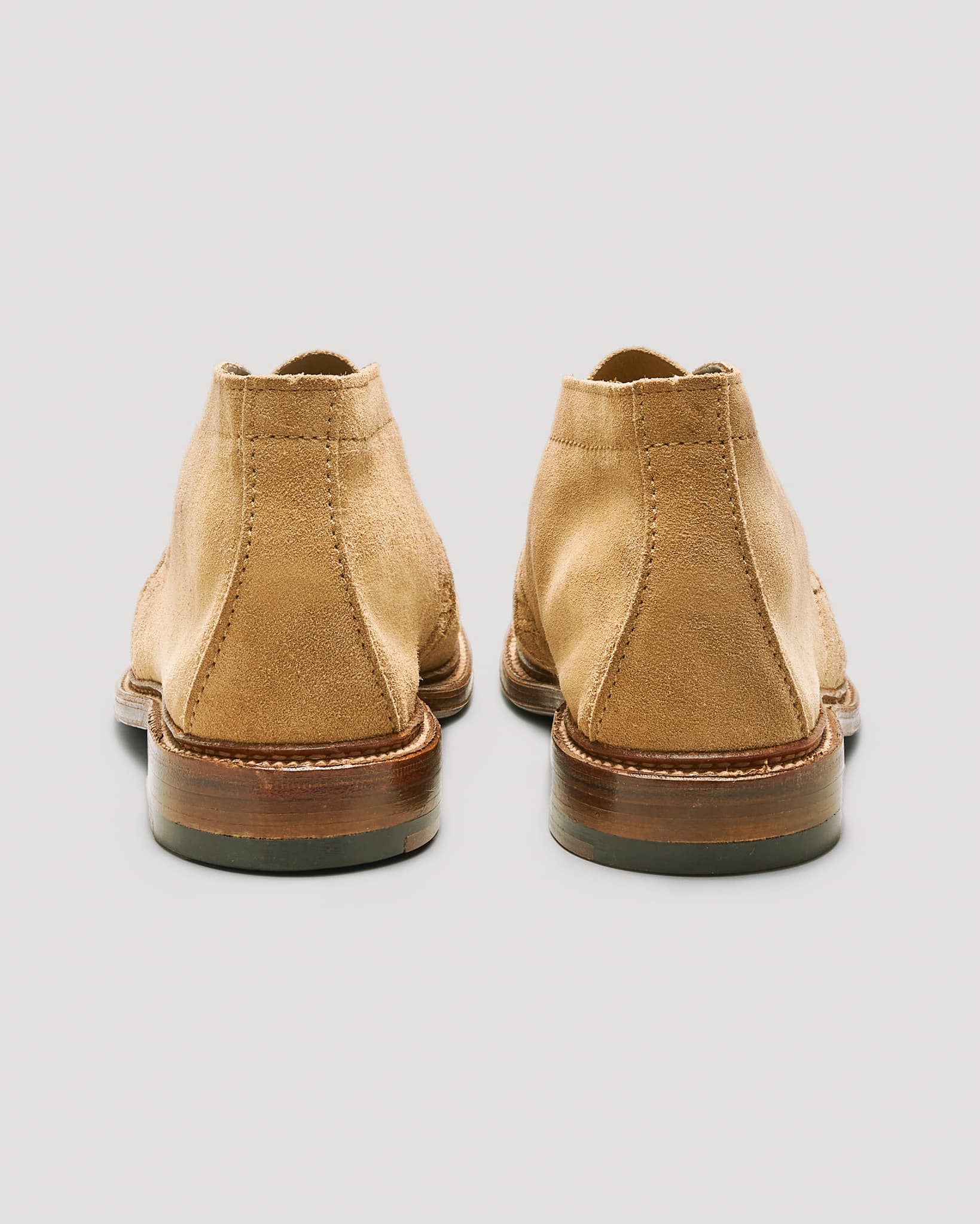 1494 Unlined Chukka Boot in Tan Suede, Leydon Last