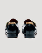 "MAC" Monk Strap Shoe in Black Shell Cordovan, Plaza Last