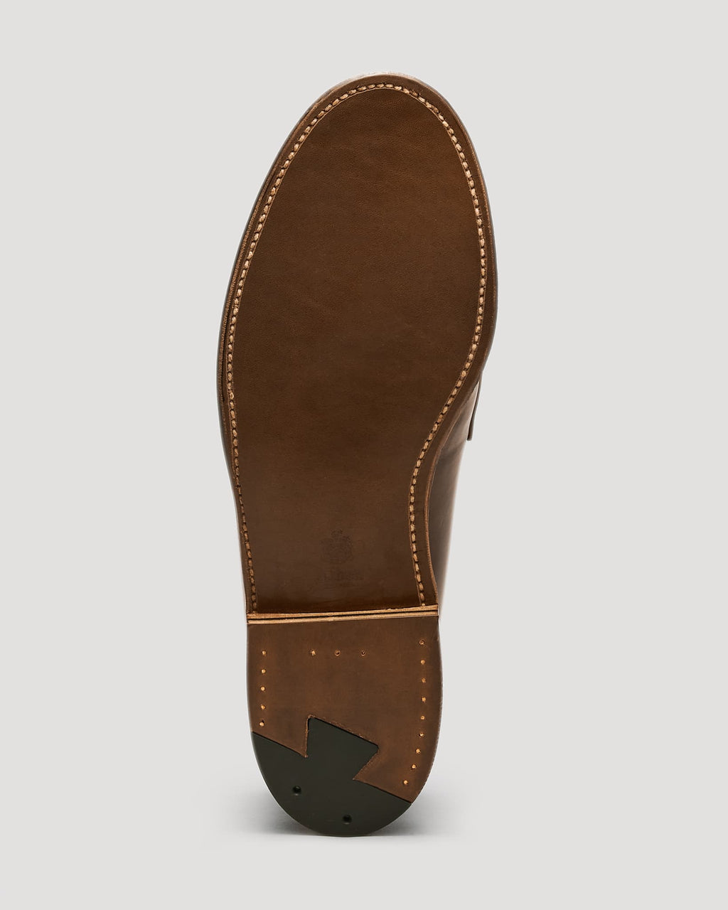 17831F Unlined Leisure Handsewn Penny Loafer in Brown Chromexcel, Van Last