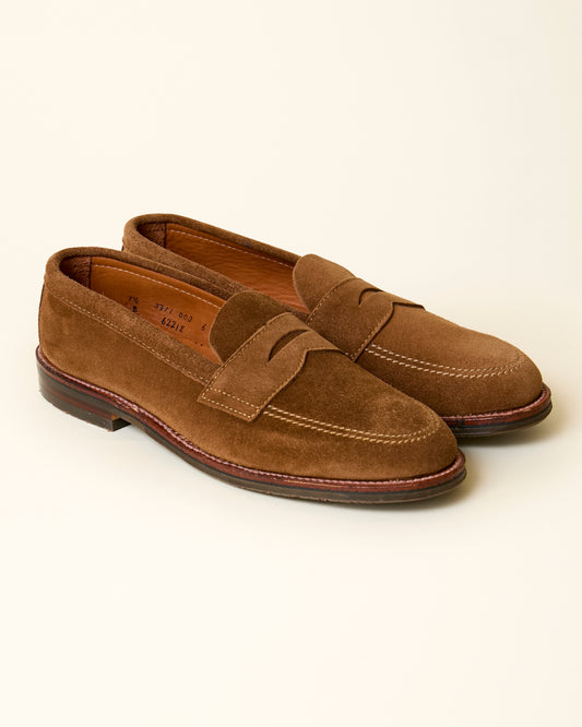 6221L Unlined Penny Loafer in Snuff Suede, Van Last