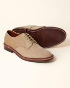 "Powell" Plain Toe Derby in Tan Nubuck, Barrie Last
