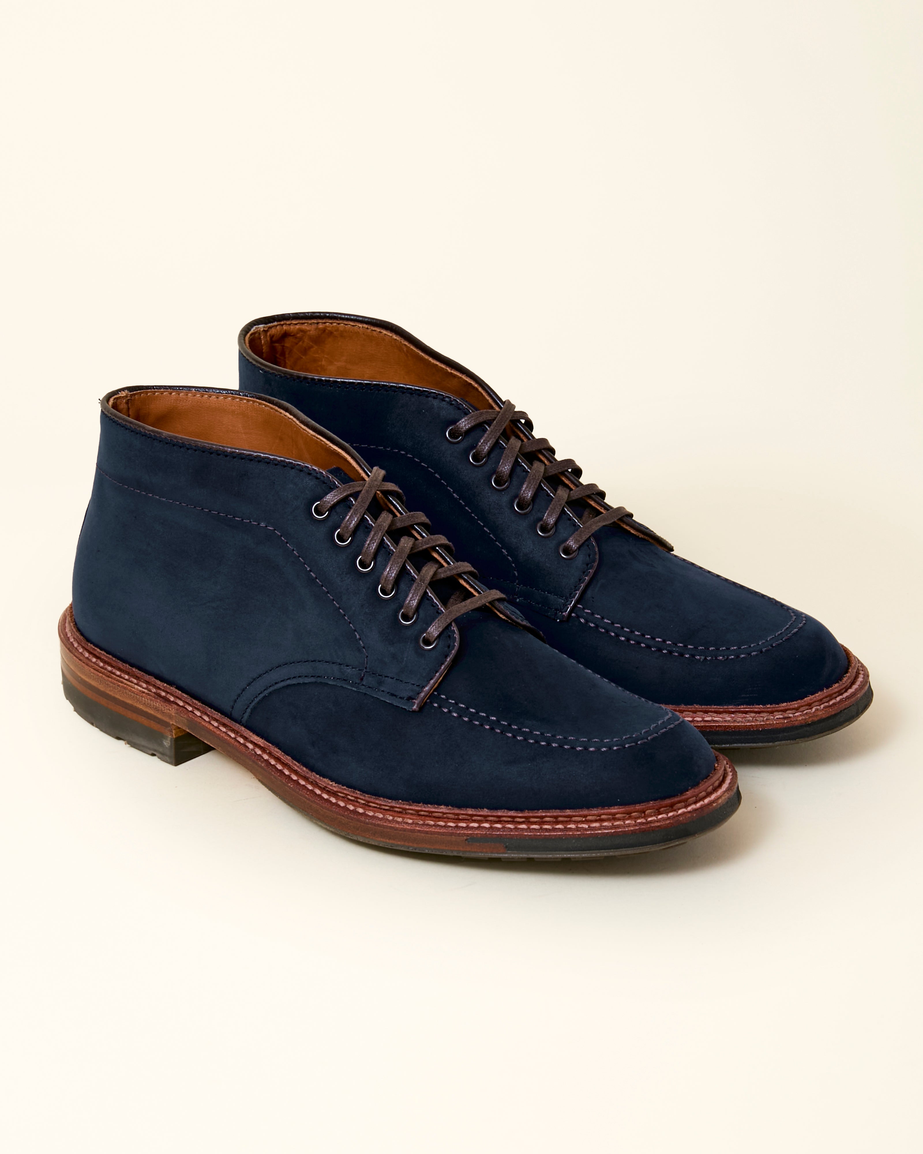 Madrona Indy Chukka Boot in Navy Nubuck Trubalance Last 13D