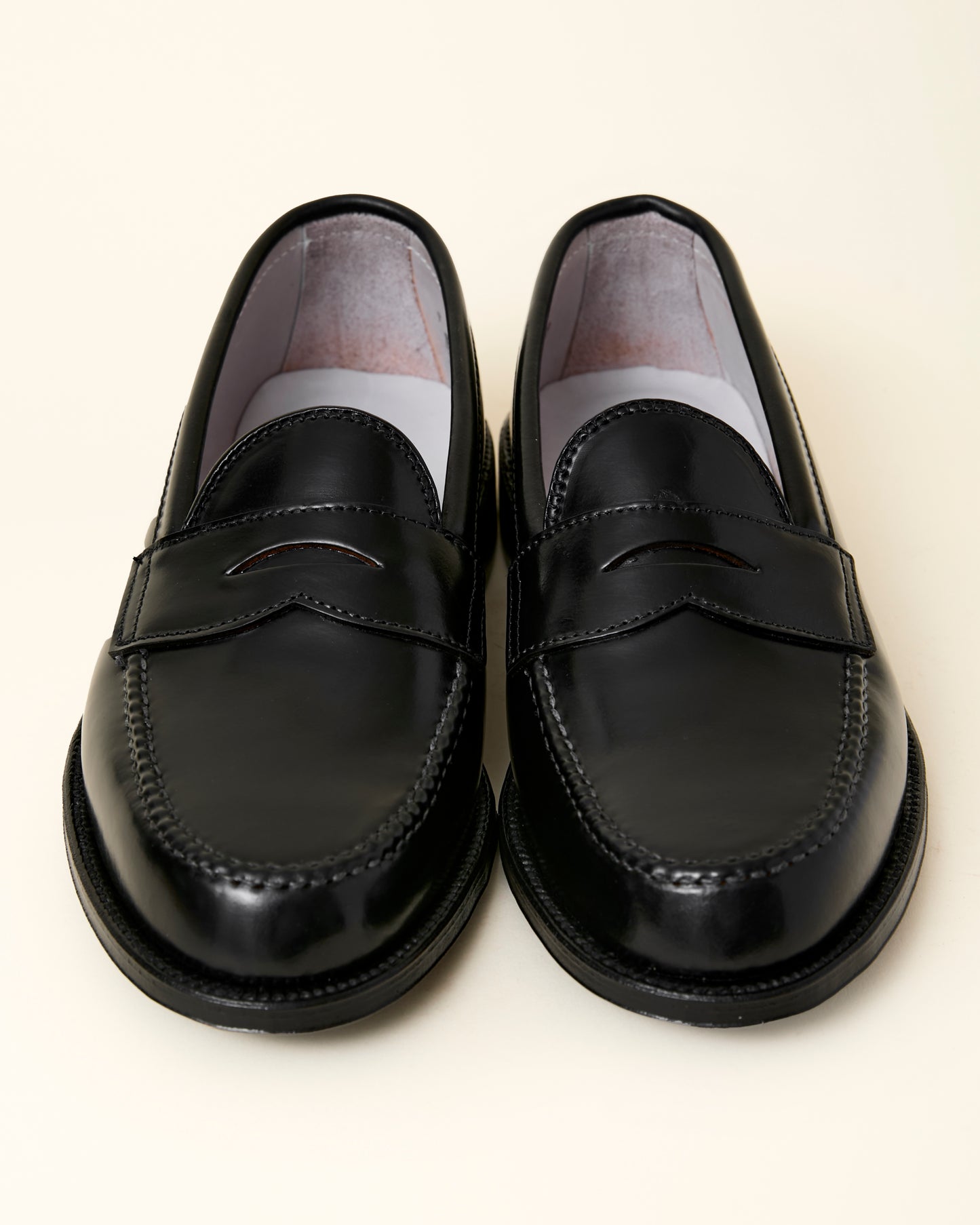 987 Leisure Handsewn Loafer in Black Shell Cordovan, Van Last