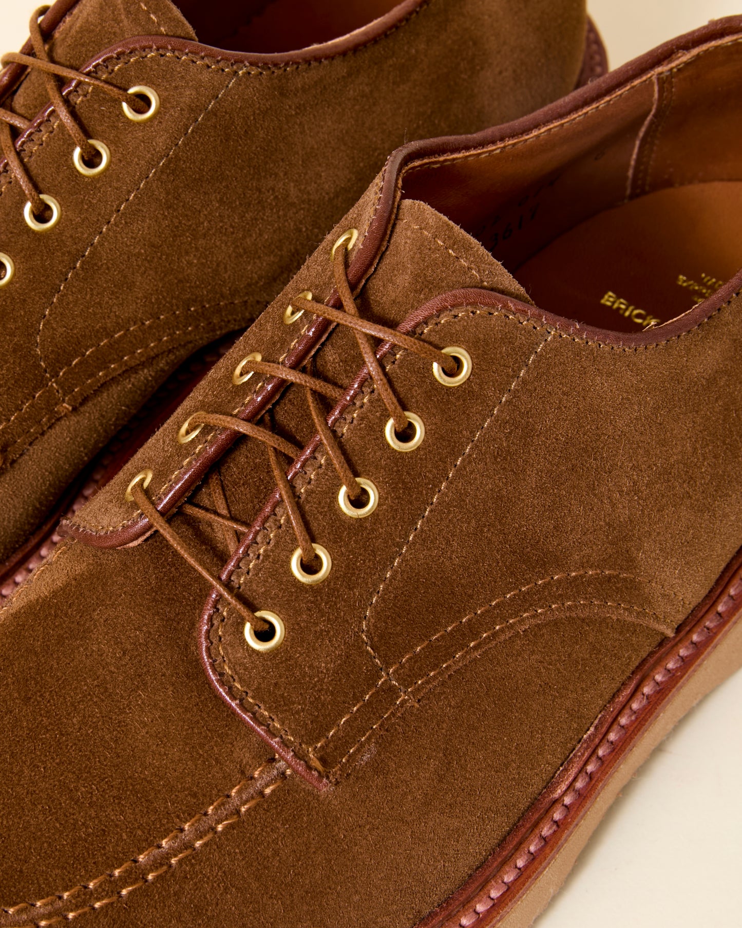 "Ballard" Indy Shoe in Snuff Suede, Trubalance Last