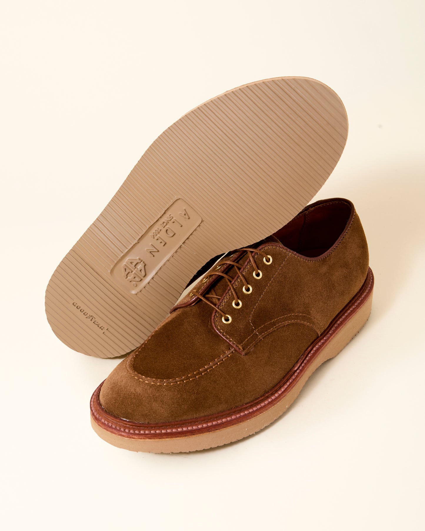 "Ballard" Indy Shoe in Snuff Suede, Trubalance Last