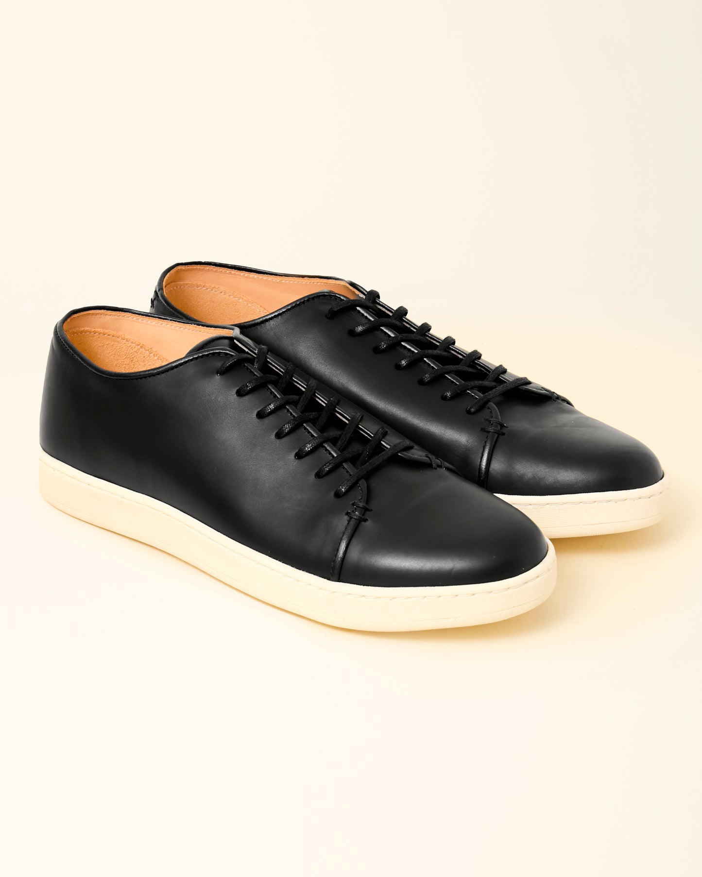 Harlestone Derby Sneaker - Black Veg Tan Calf