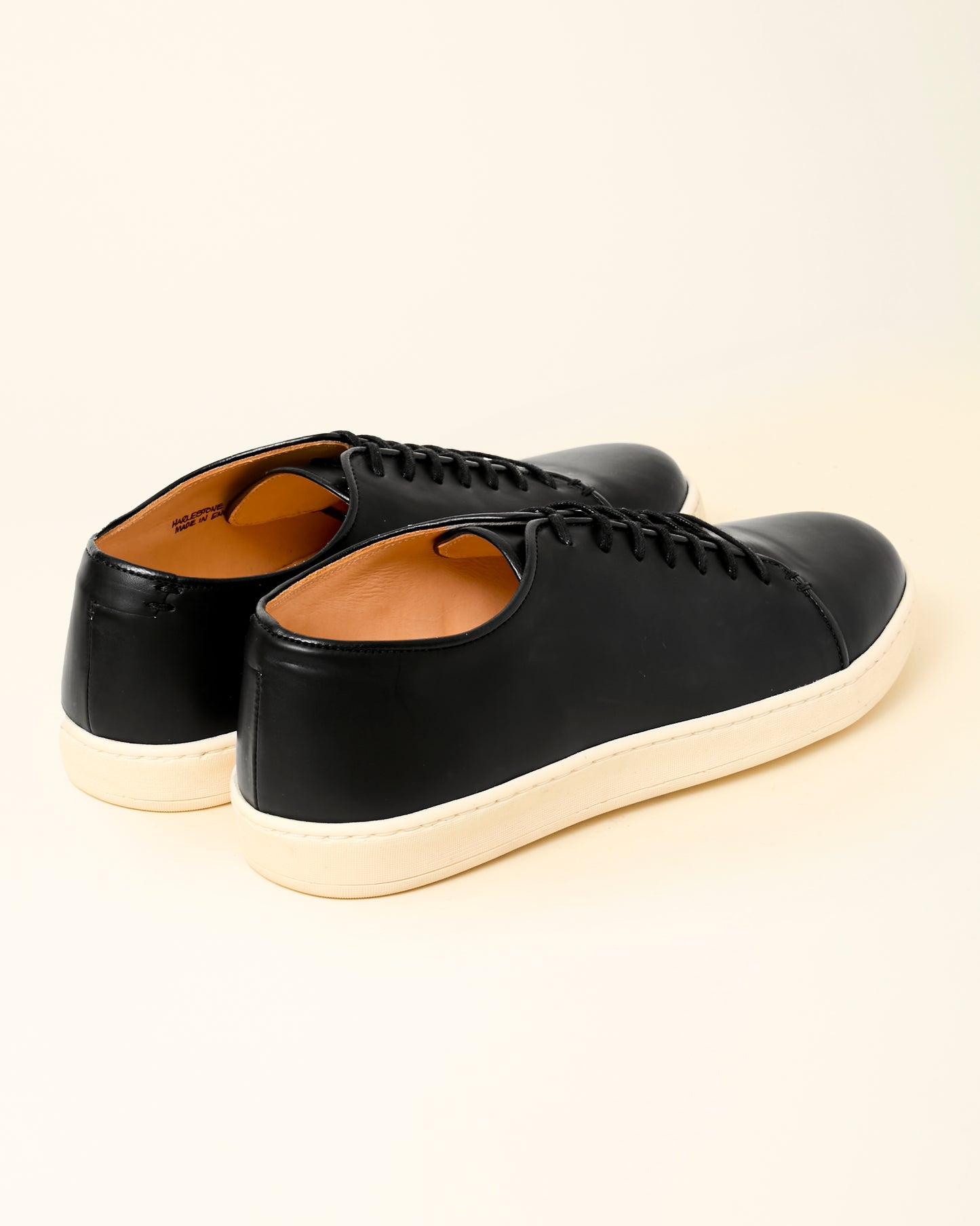 Harlestone Derby Sneaker - Black Veg Tan Calf