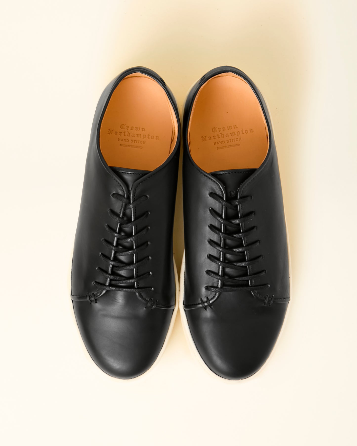 Harlestone Derby Sneaker - Black Veg Tan Calf