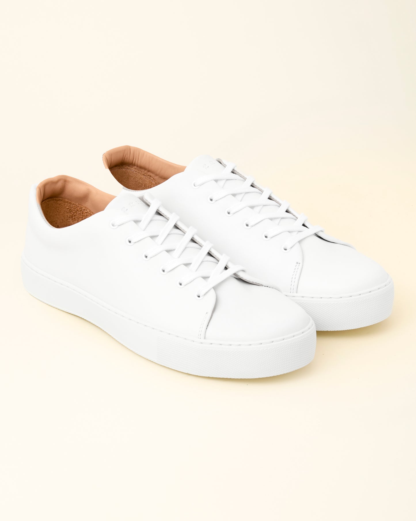 Overstone Derby Sneaker - All White Calf