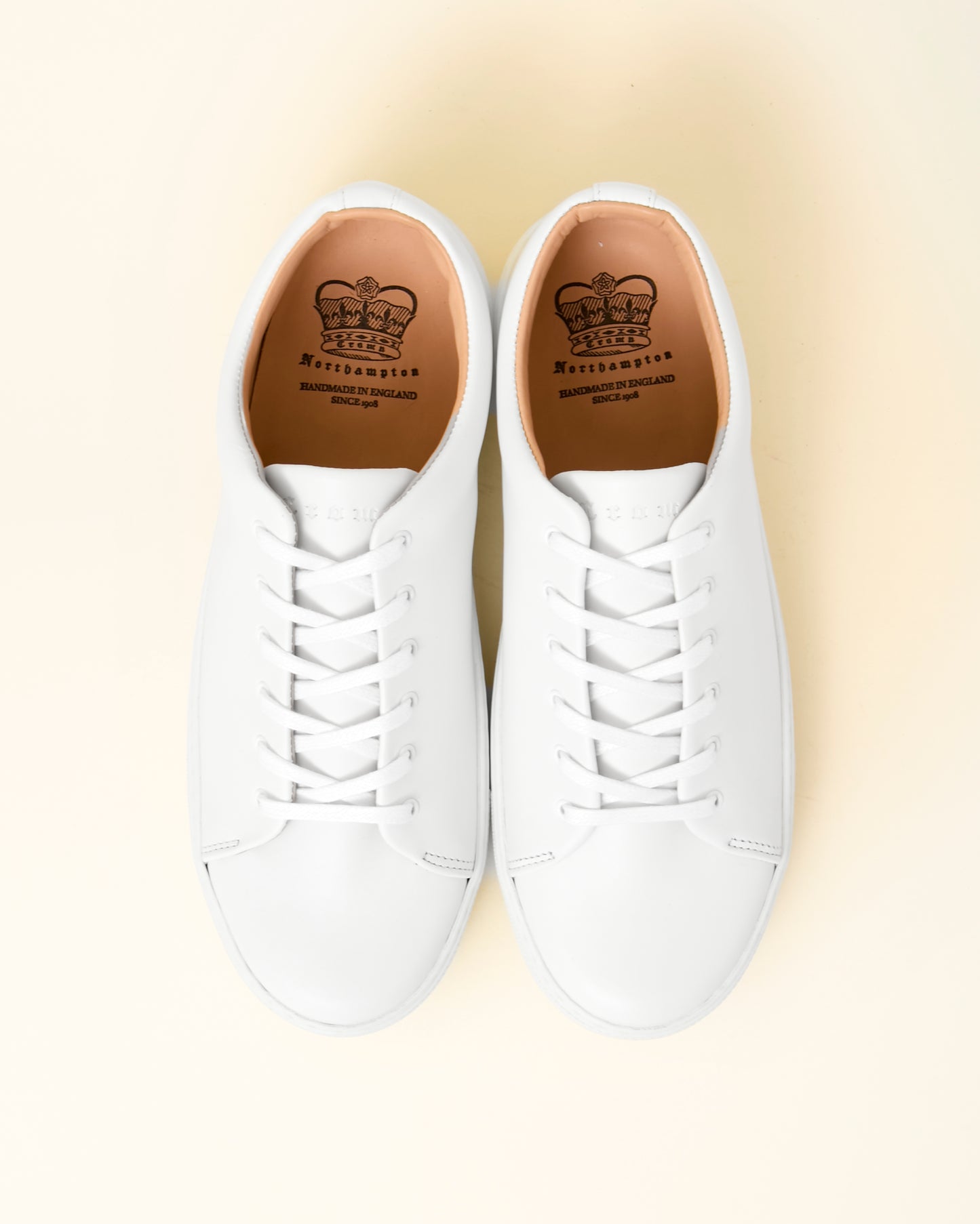 Overstone Derby Sneaker - All White Calf