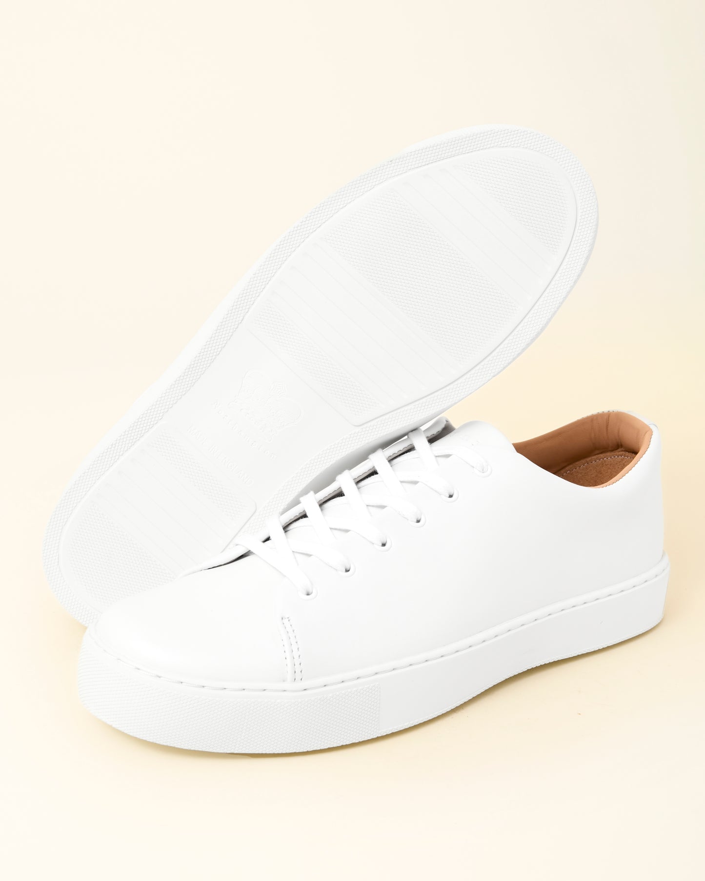 Overstone Derby Sneaker - All White Calf