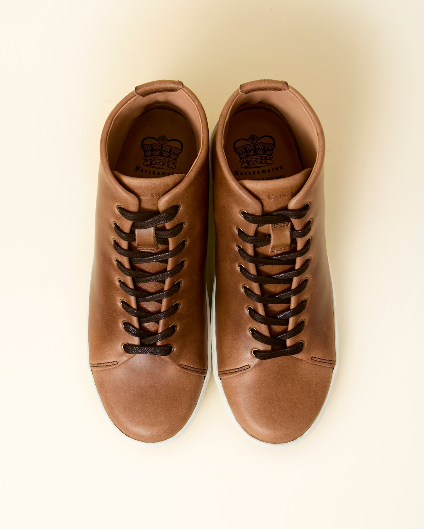 Overstone Hi Derby Sneaker - Natural Chromexcel