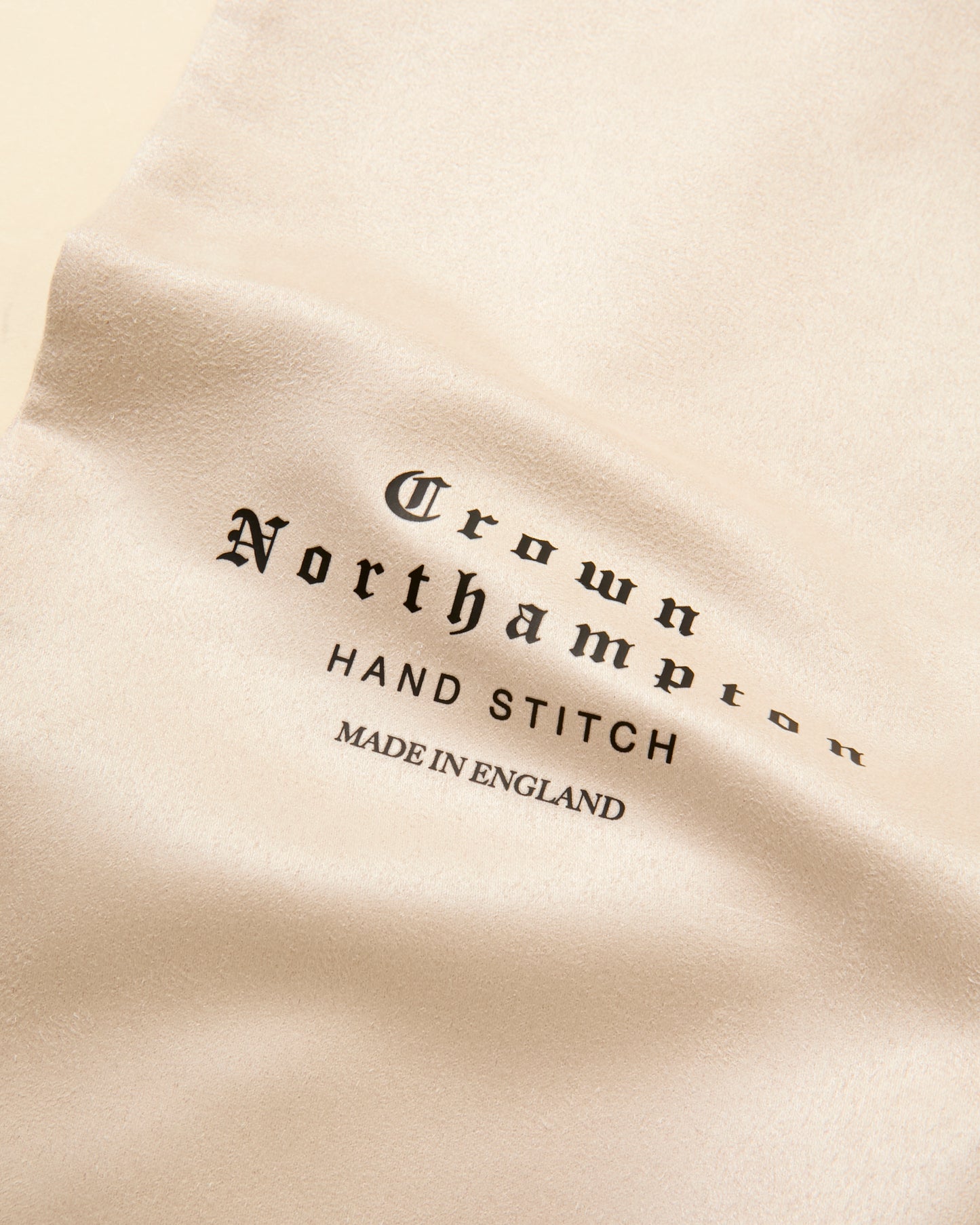 Hand Stitch Brushed Cotton Shoe Bags