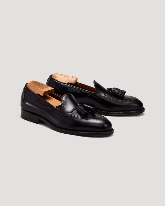 563 Tassel Moccasin Loafer in Color 8 Shell Cordovan, Aberdeen Last