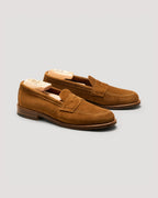 5735F Unlined Penny Loafer in Snuff Suede, Van Last
