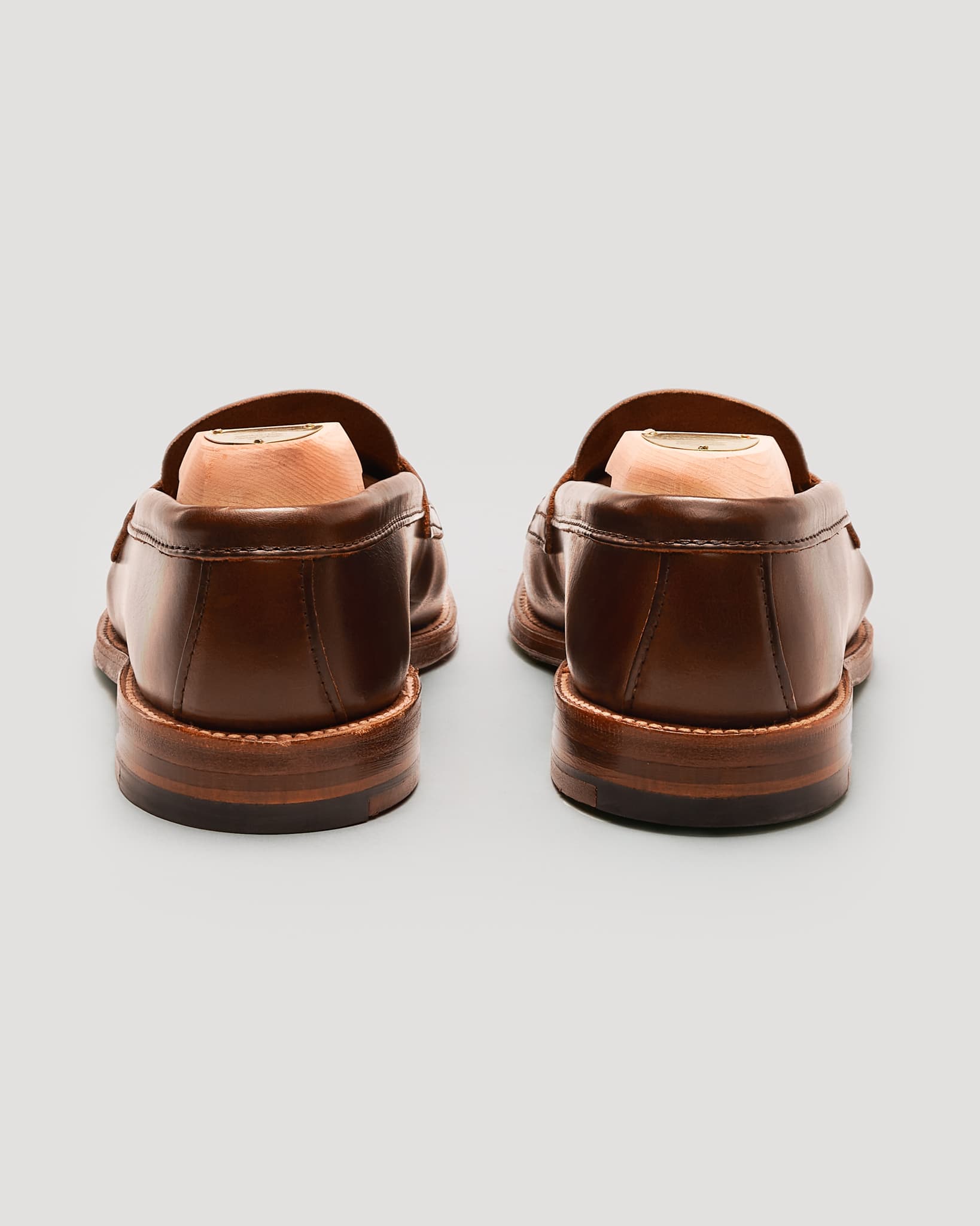 5741F Unlined Penny Loafer in Brown Chromexcel, Van Last