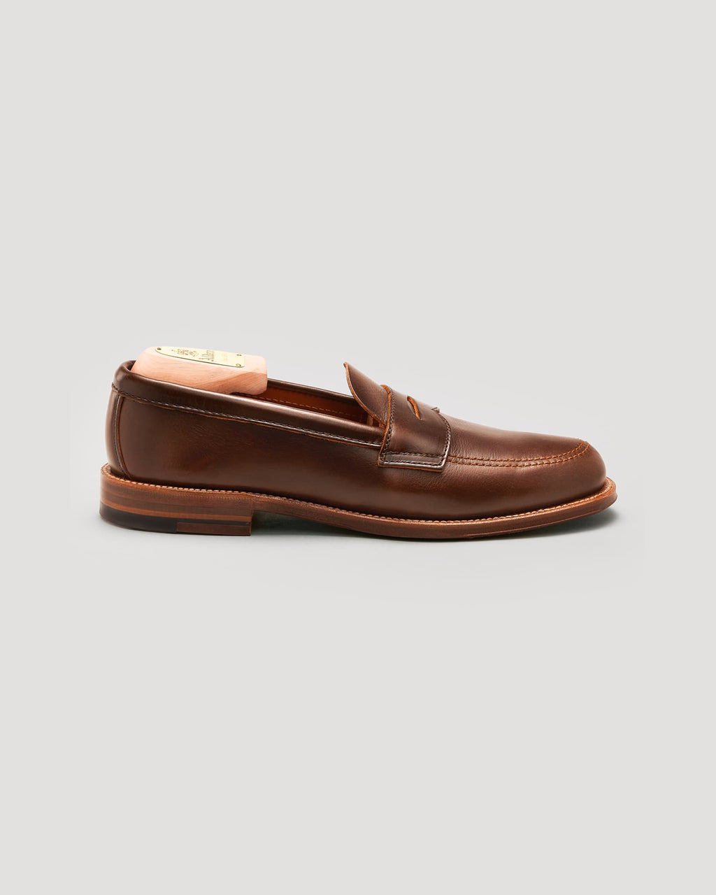 5741F Unlined Penny Loafer in Brown Chromexcel, Van Last