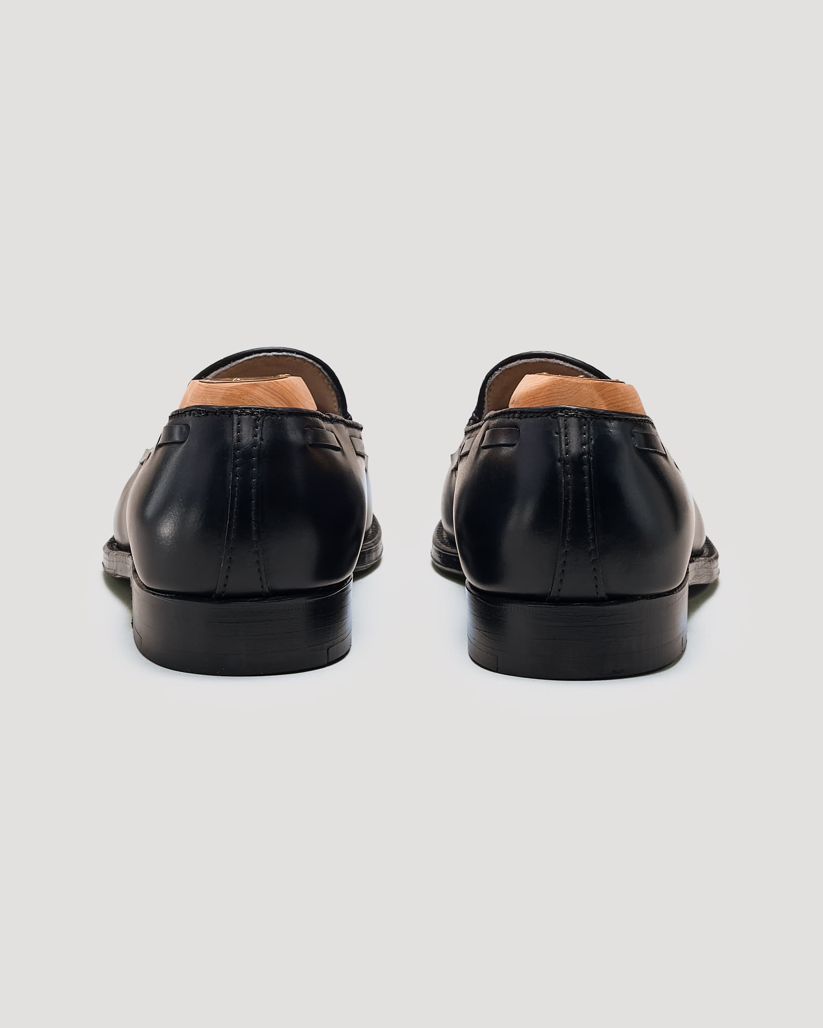 664 Tassel Moccasin Loafer in Black Shell Cordovan, Aberdeen Last