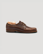 734L Unlined Mocc Toe Blucher in Brown Chromexcel, Van Last