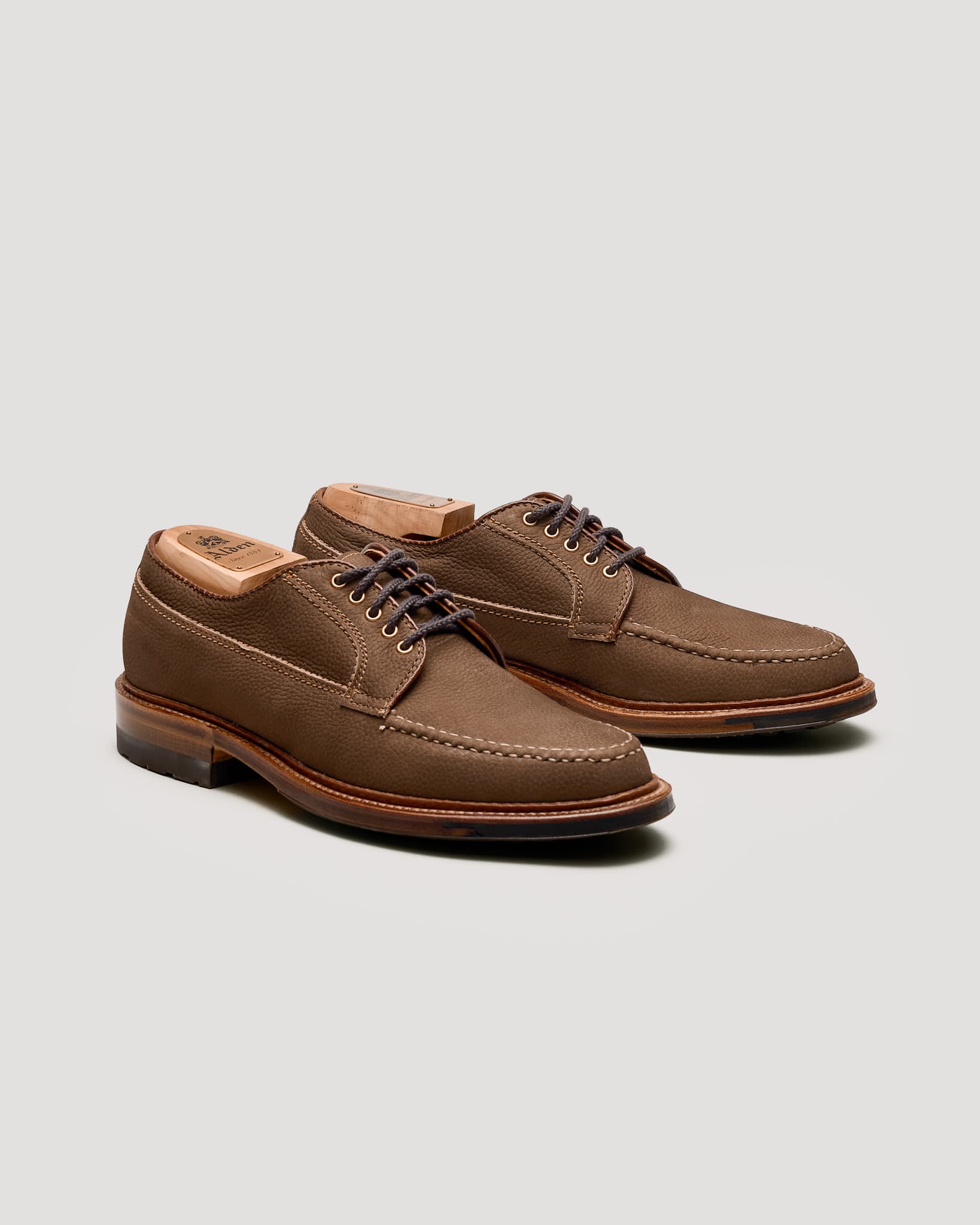 "Yamada" Handsewn Ranger Mocc in Clay Nubuck Grain, Van Last