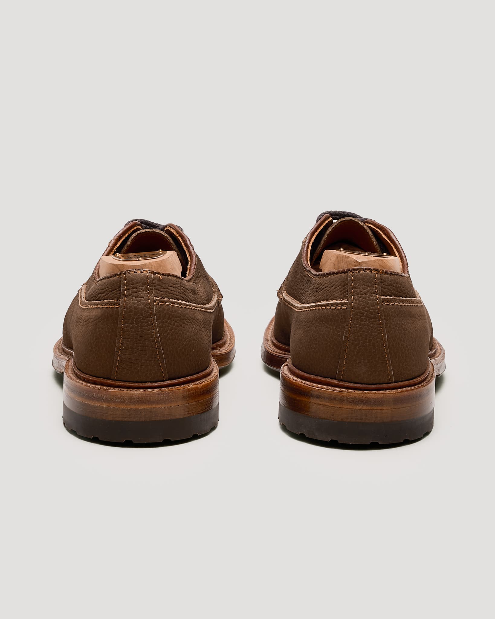 "Yamada" Handsewn Ranger Mocc in Clay Nubuck Grain, Van Last